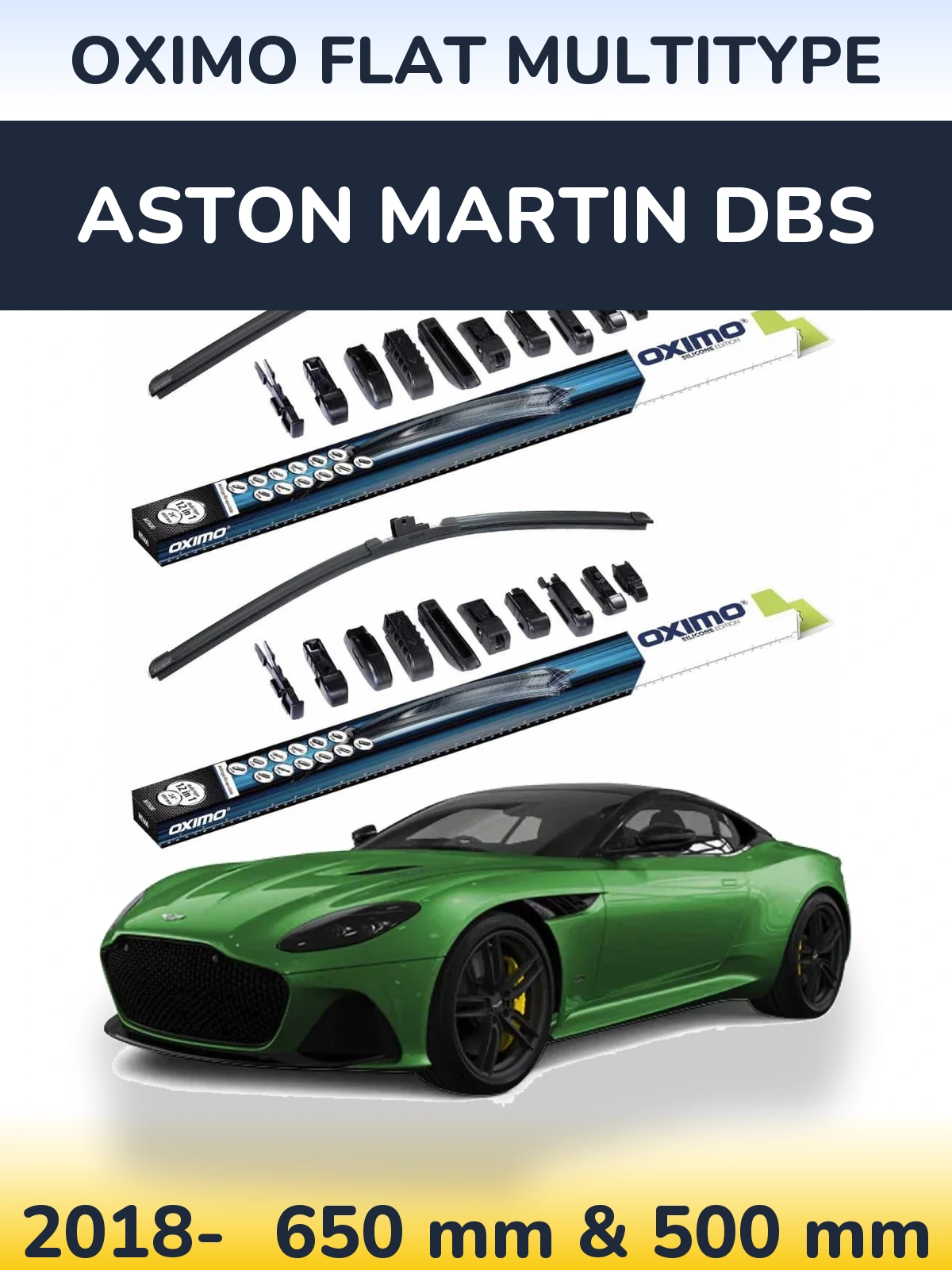 Torkarblad Oximo Flat MultiType för Aston Martin DBS