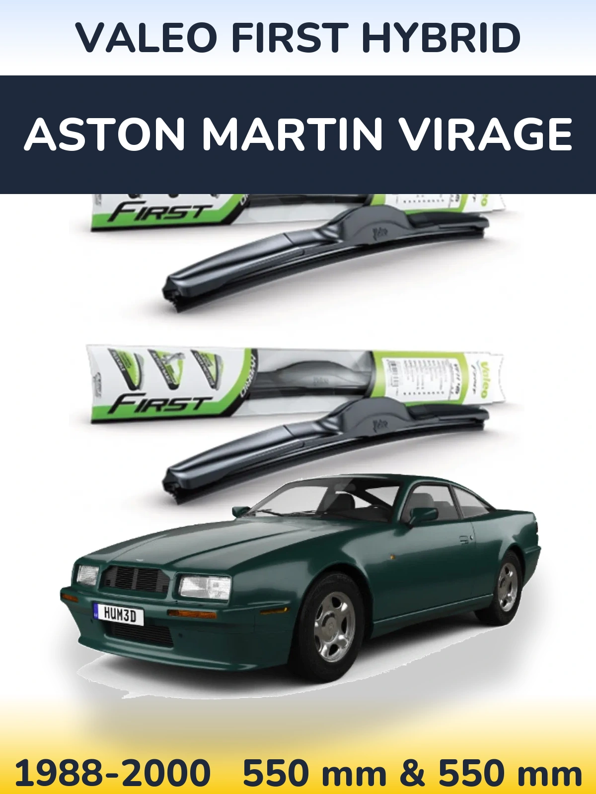 Torkarblad Valeo First Hybrid för Aston Martin Virage