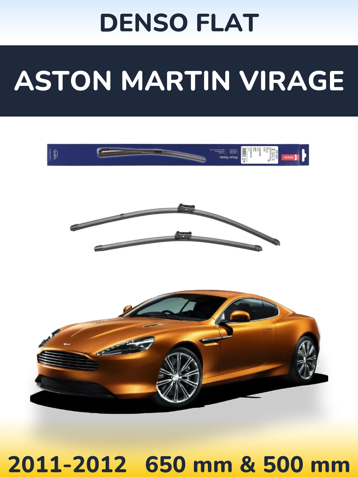 Torkarblad Denso Flat för Aston Martin Virage