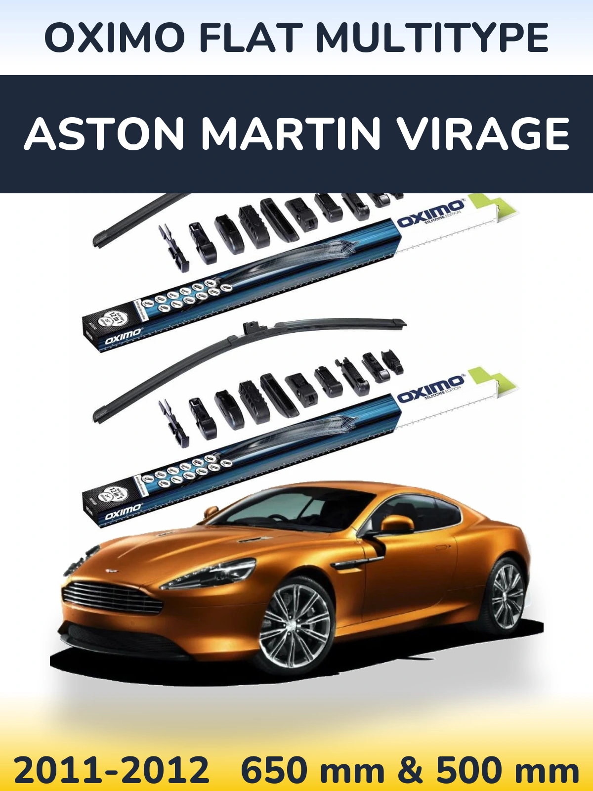 Torkarblad Oximo Flat MultiType för Aston Martin Virage