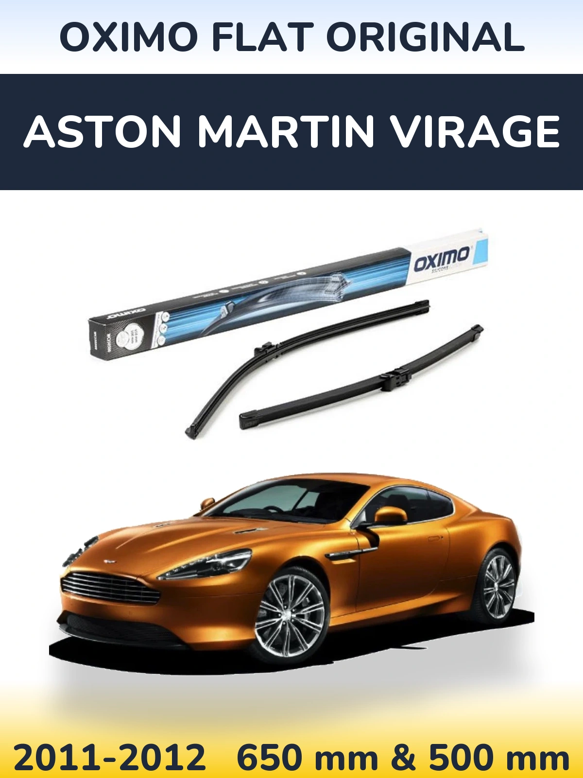 Torkarblad Oximo Flat Original för Aston Martin Virage