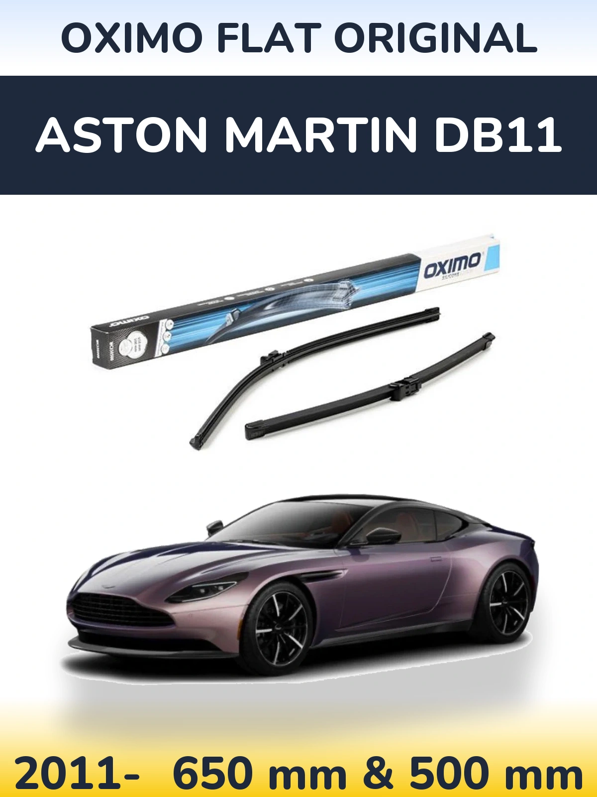 Torkarblad Oximo Flat Original för Aston Martin DB11