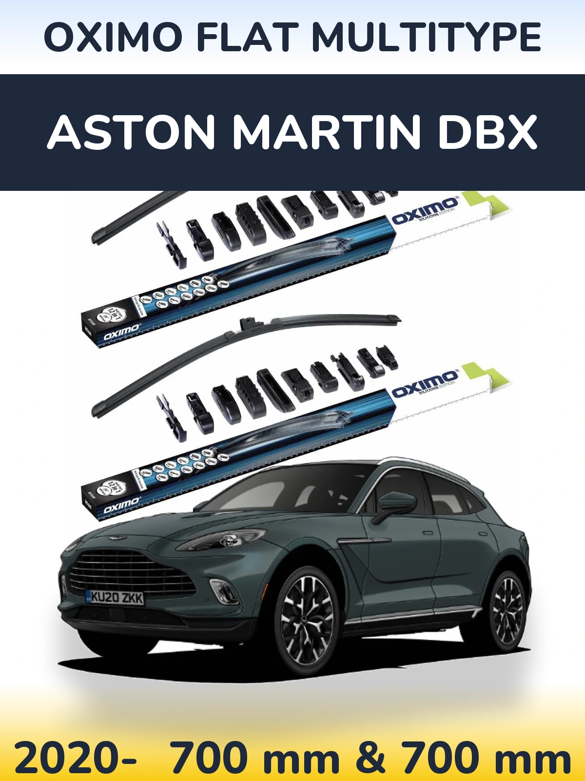 Torkarblad Oximo Flat MultiType för Aston Martin DBX