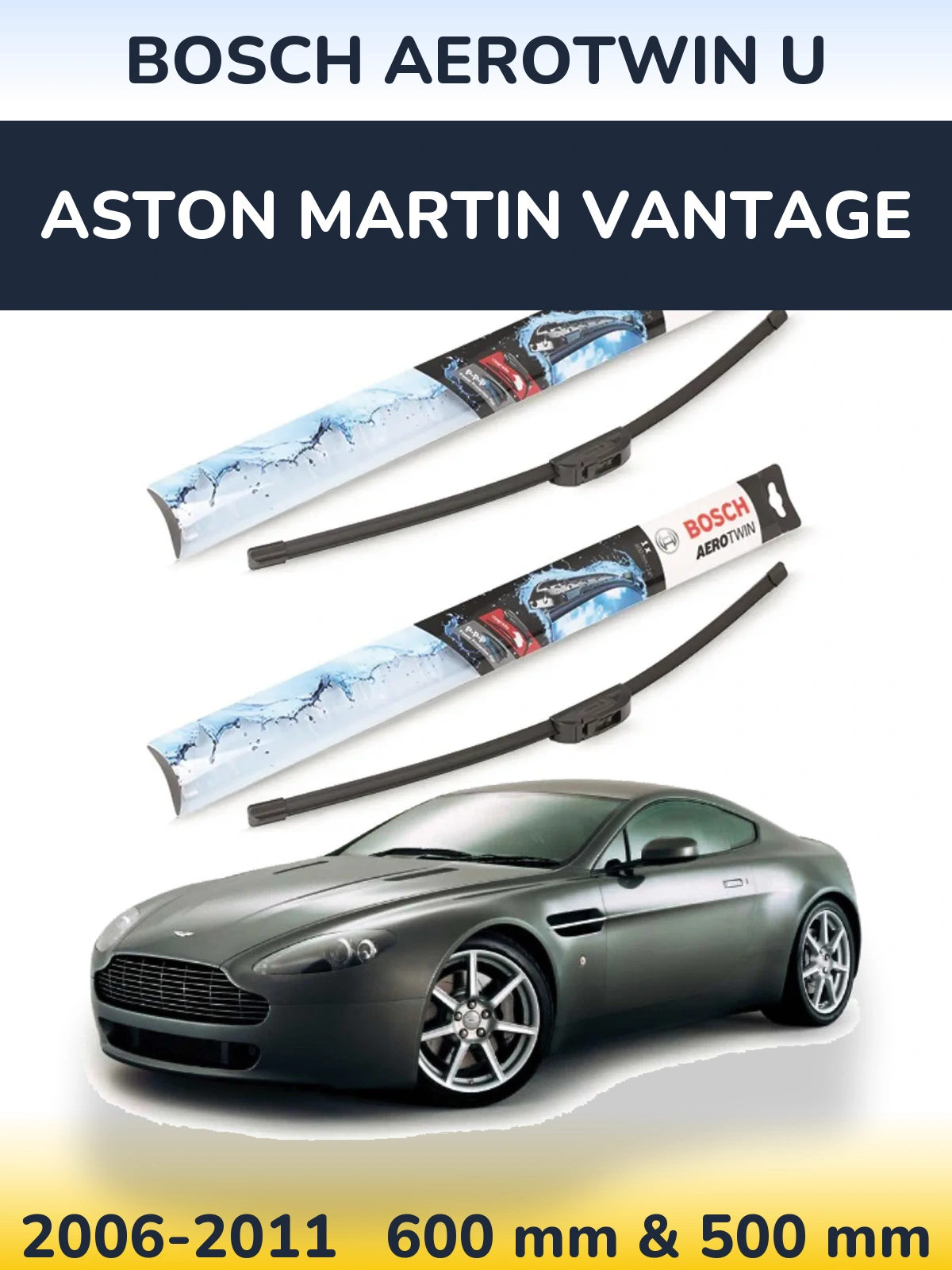 Torkarblad BOSCH AeroTwin U för Aston Martin Vantage