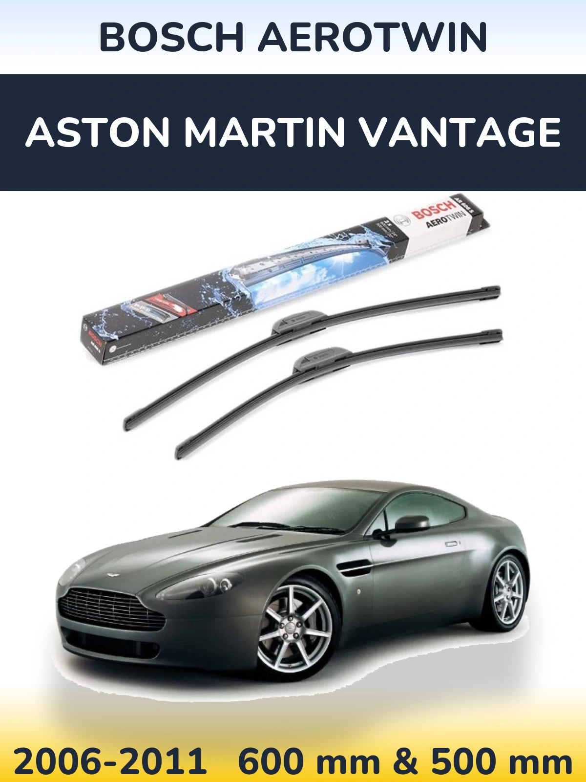 Torkarblad BOSCH AeroTwin för Aston Martin Vantage