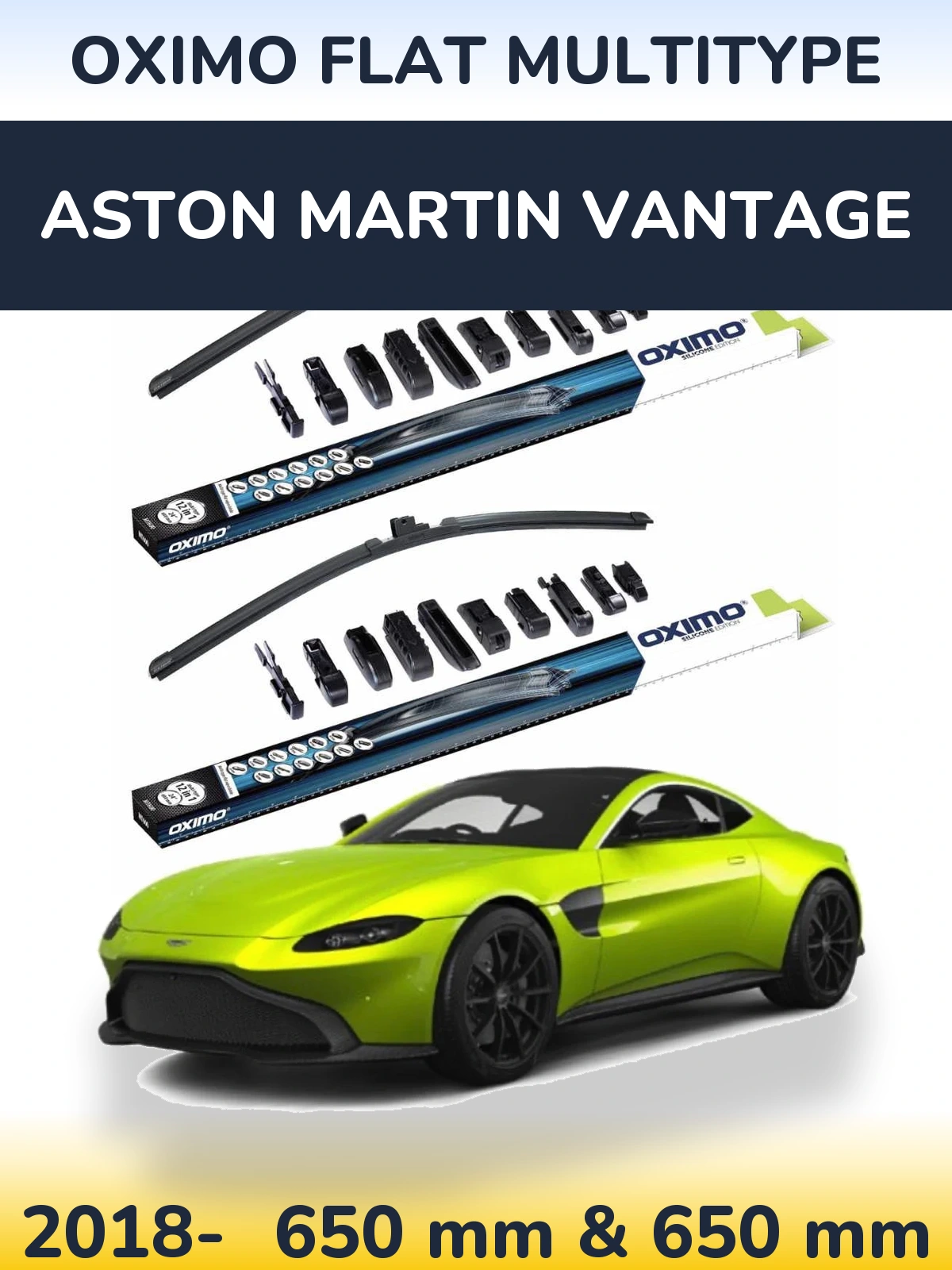 Torkarblad Oximo Flat MultiType för Aston Martin Vantage
