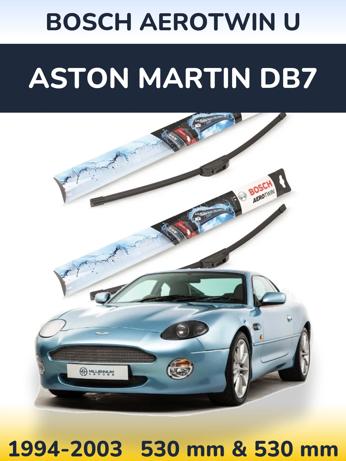Torkarblad BOSCH AeroTwin U för Aston Martin DB7
