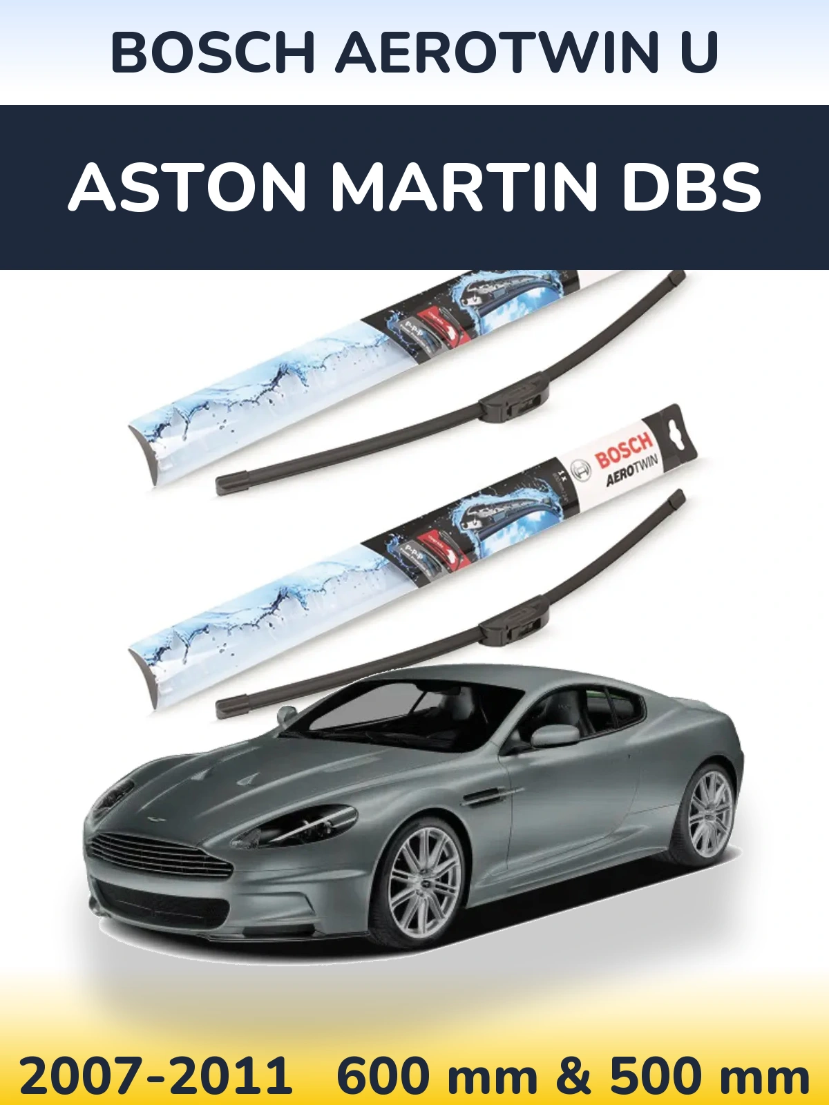 Torkarblad BOSCH AeroTwin U för Aston Martin DBS