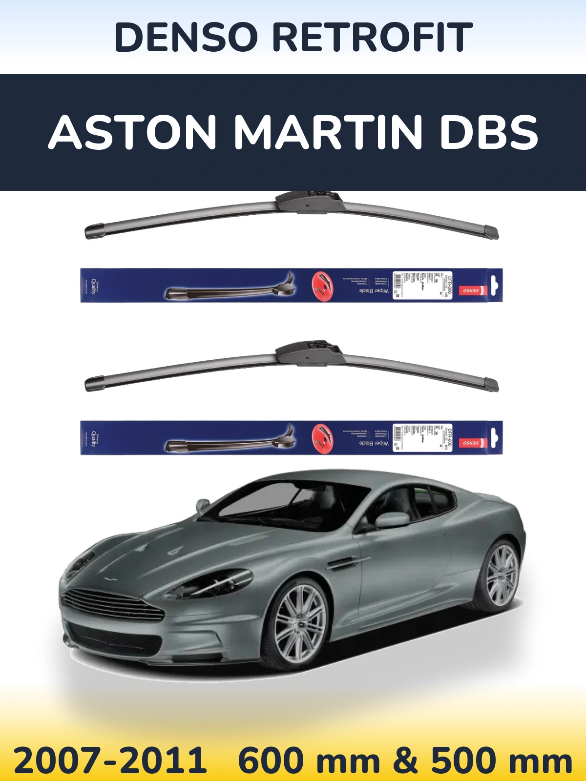 Torkarblad Denso Retrofit för Aston Martin DBS
