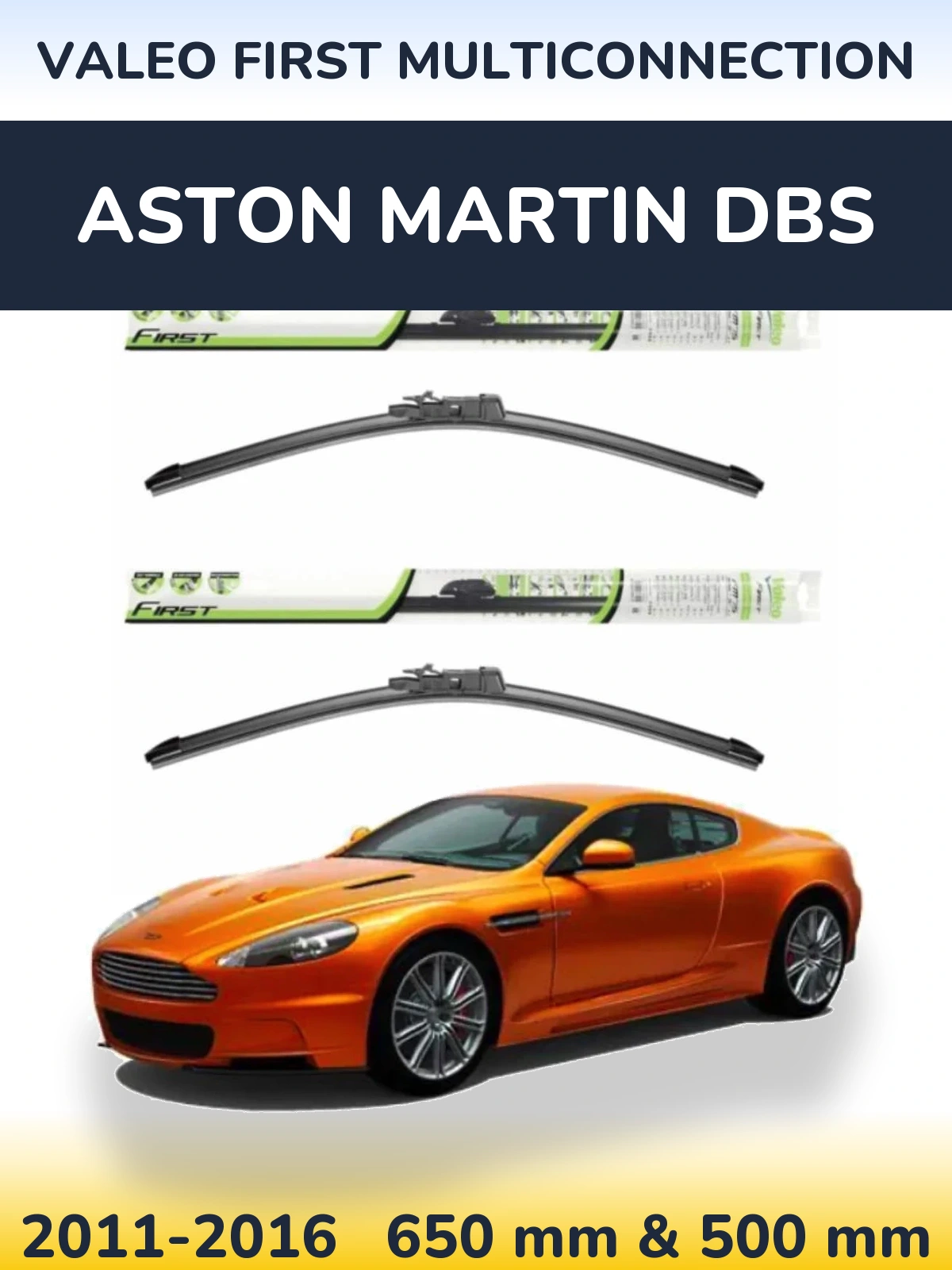 Torkarblad Valeo First MultiConnection för Aston Martin DBS