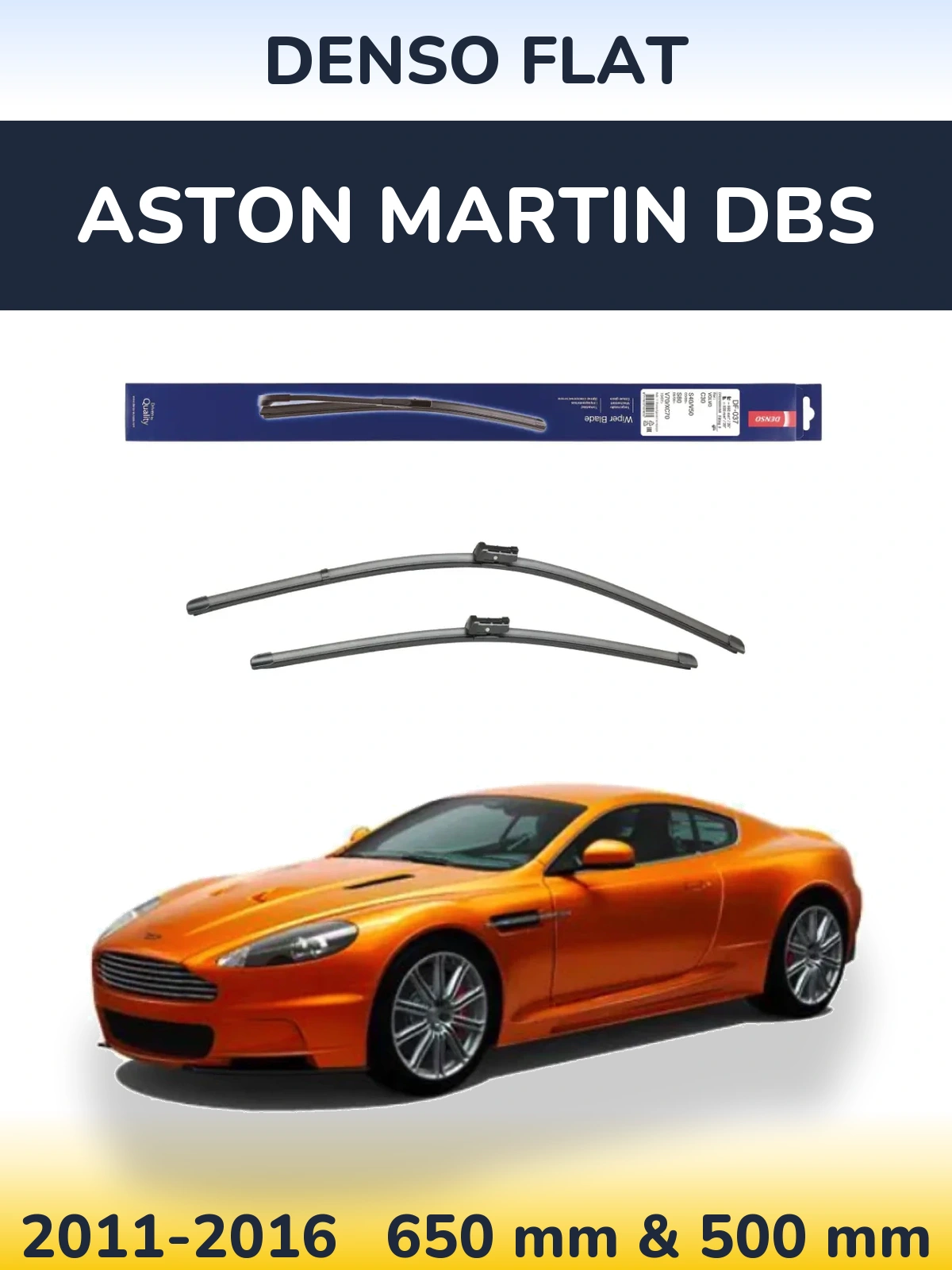 Torkarblad Denso Flat för Aston Martin DBS