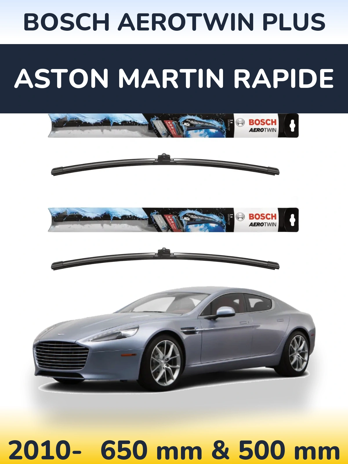 Torkarblad BOSCH AeroTwin Plus för Aston Martin Rapide