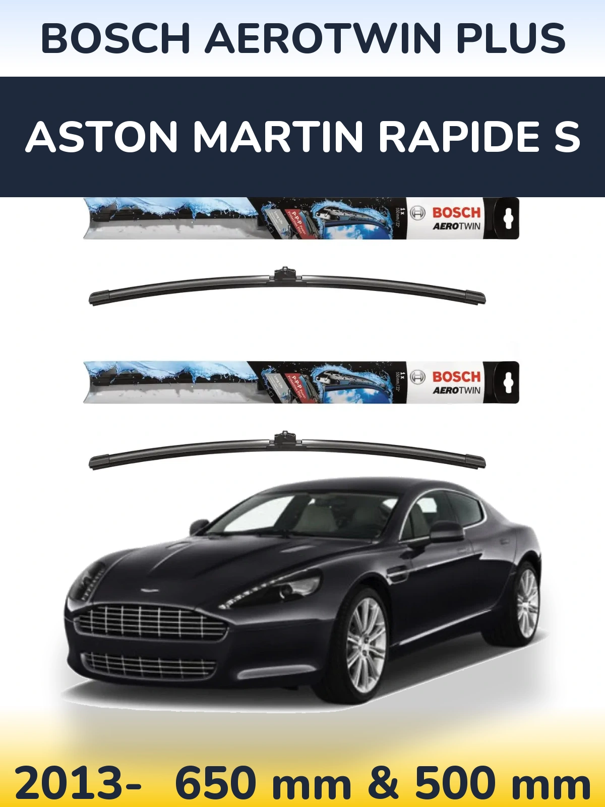 Torkarblad BOSCH AeroTwin Plus för Aston Martin Rapide S