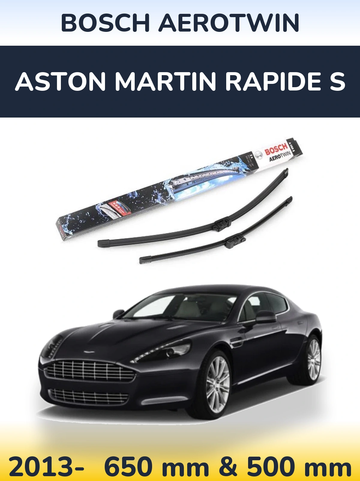 Torkarblad BOSCH AeroTwin för Aston Martin Rapide S