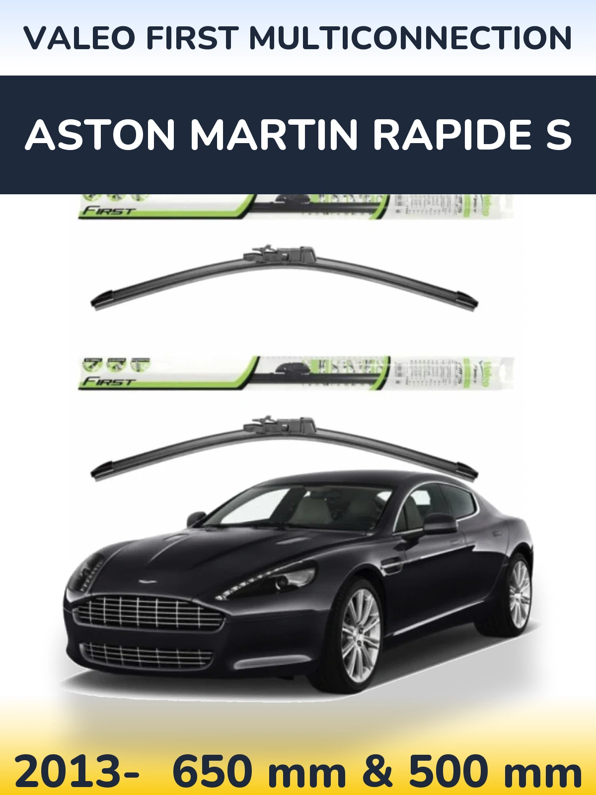 Torkarblad Valeo First MultiConnection för Aston Martin Rapide S