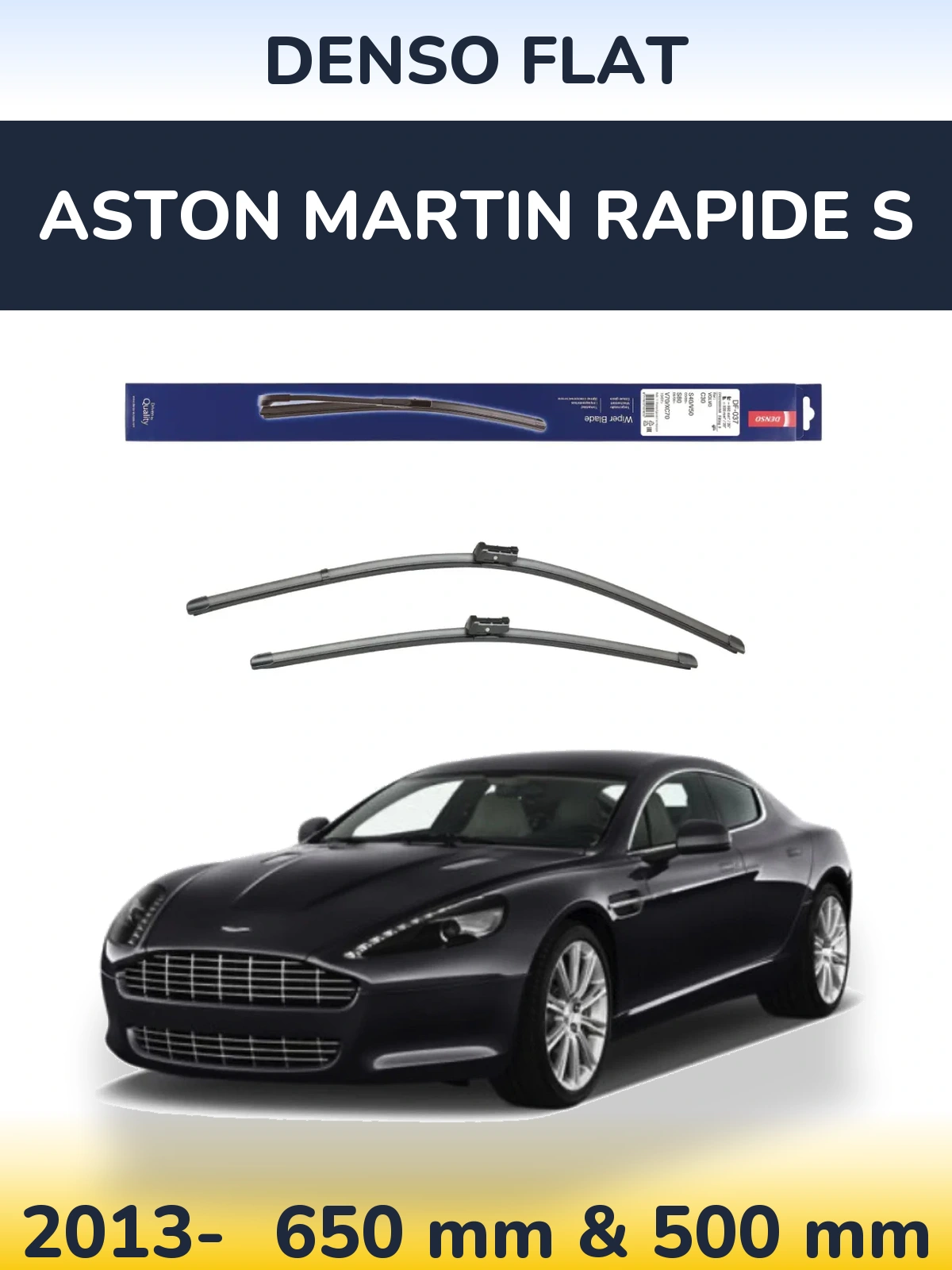 Torkarblad Denso Flat för Aston Martin Rapide S