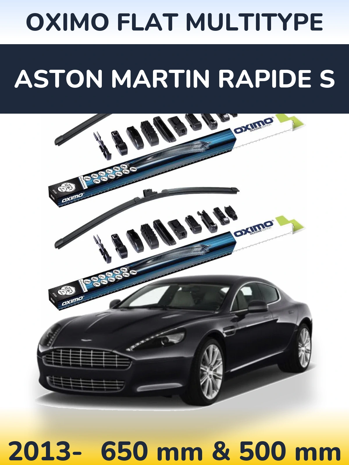 Torkarblad Oximo Flat MultiType för Aston Martin Rapide S