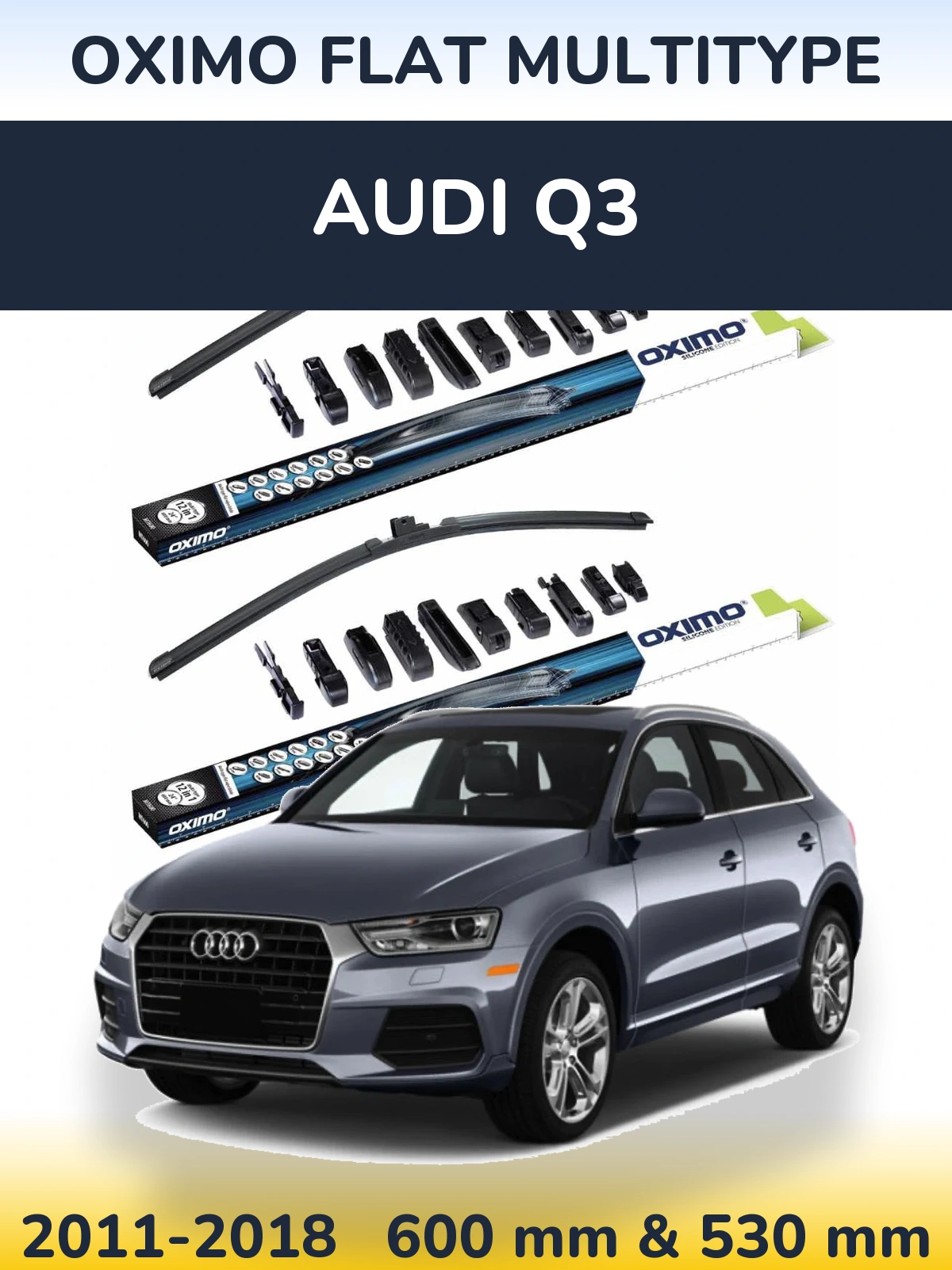 Torkarblad Oximo Flat MultiType för Audi Q3