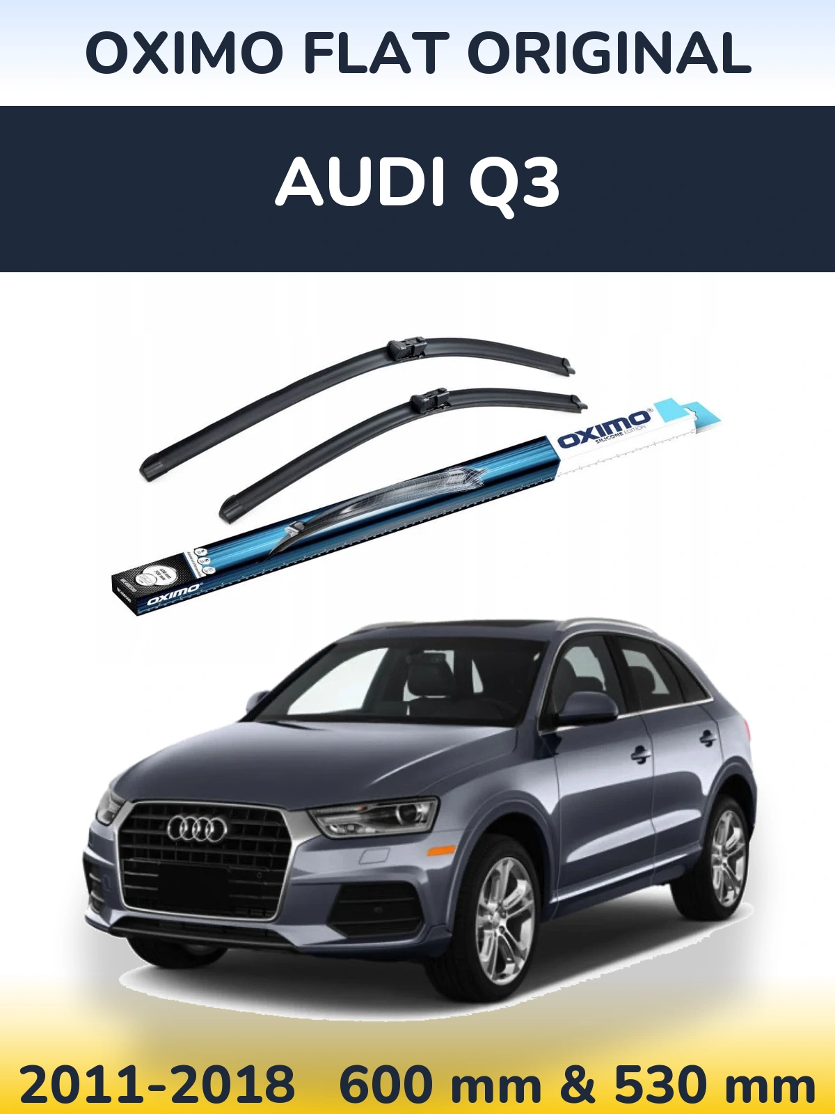 Torkarblad Oximo Flat Original för Audi Q3