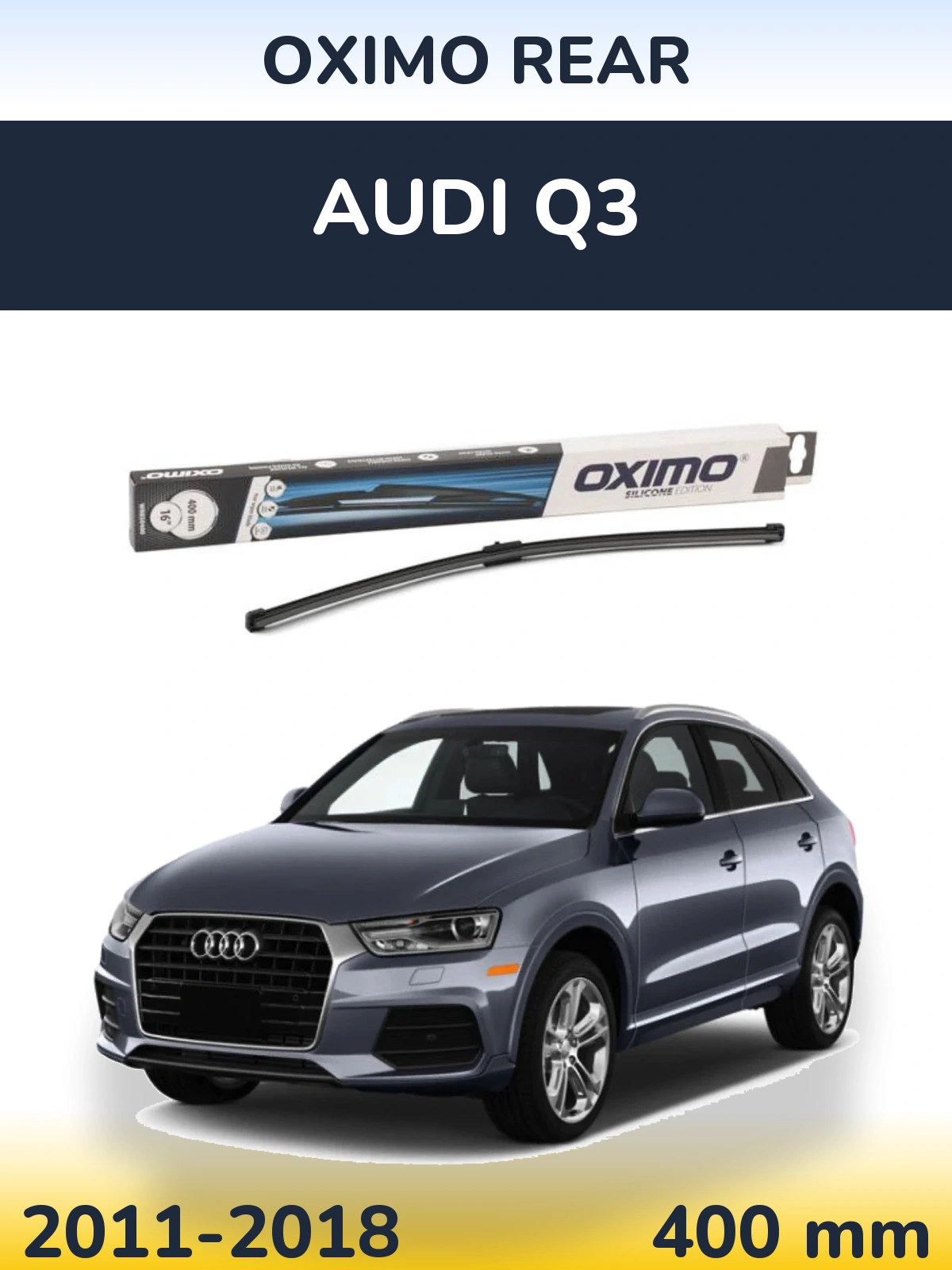 Задня щітка Oximo Rear 400 мм для Audi Q3 2011-2018