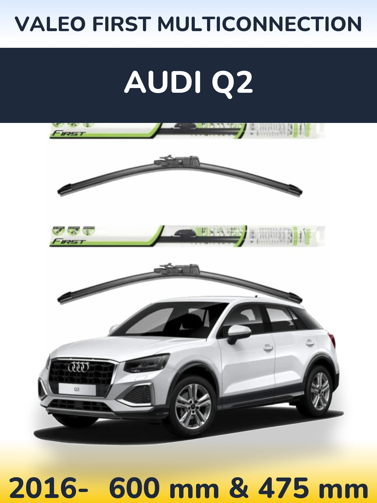 Torkarblad Valeo First MultiConnection för Audi Q2