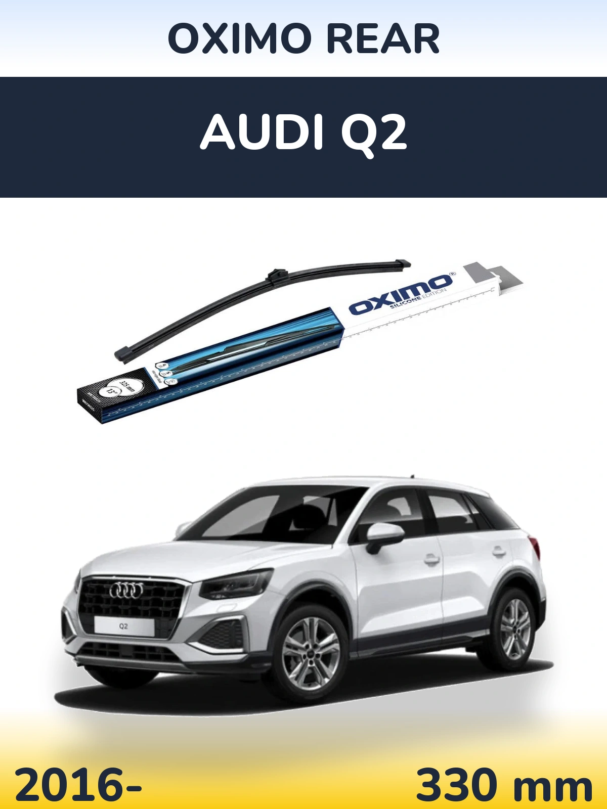 Torkarblad Oximo Rear för Audi Q2