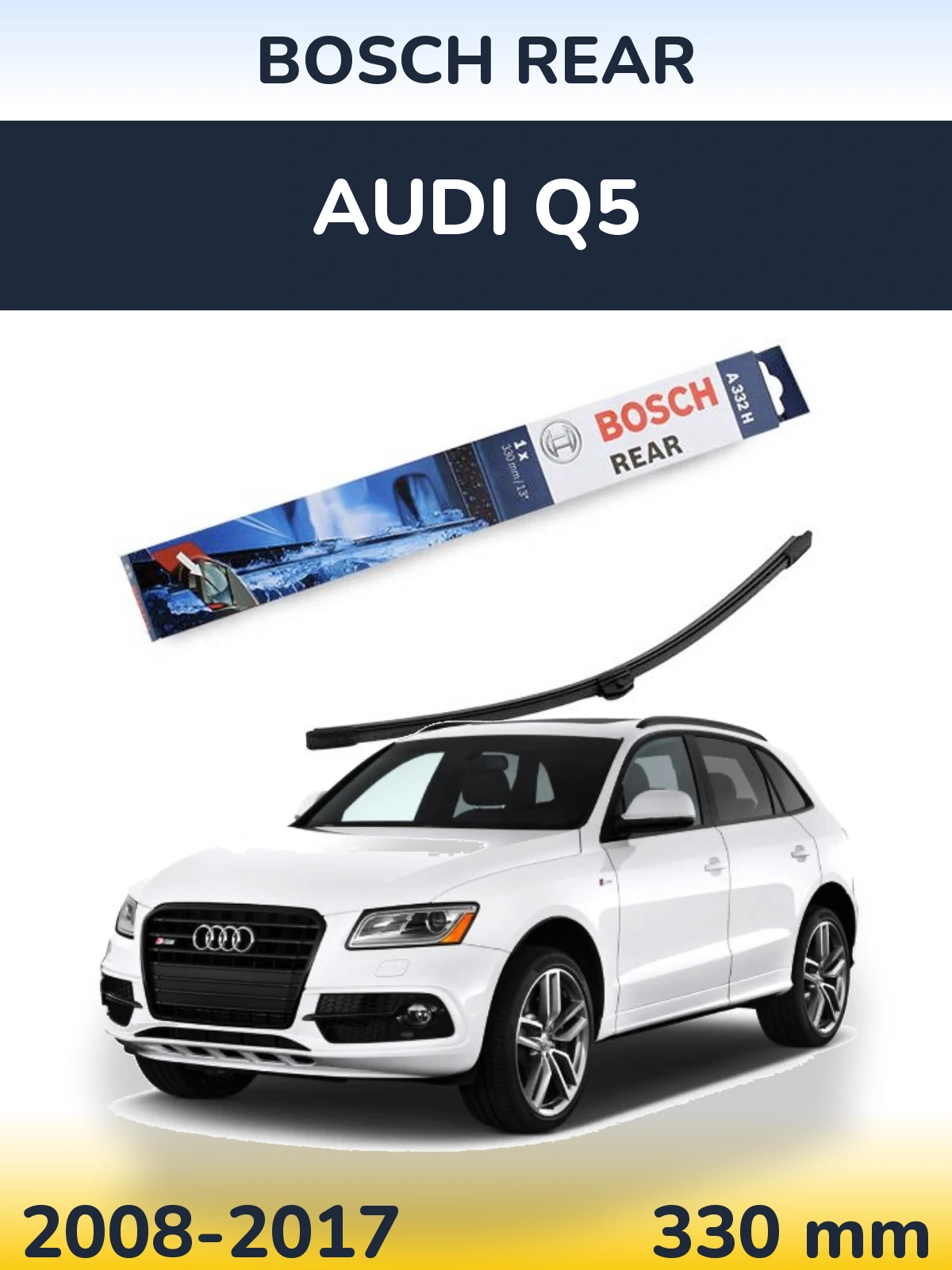 Torkarblad BOSCH Rear för Audi Q5