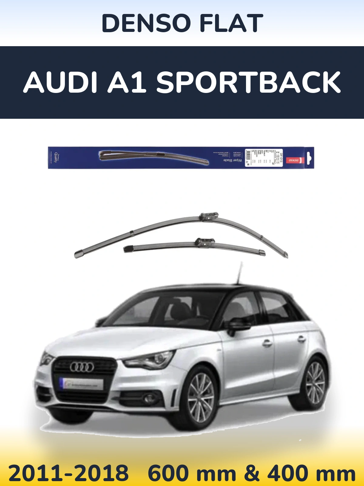 Torkarblad Denso Flat för Audi A1 Sportback