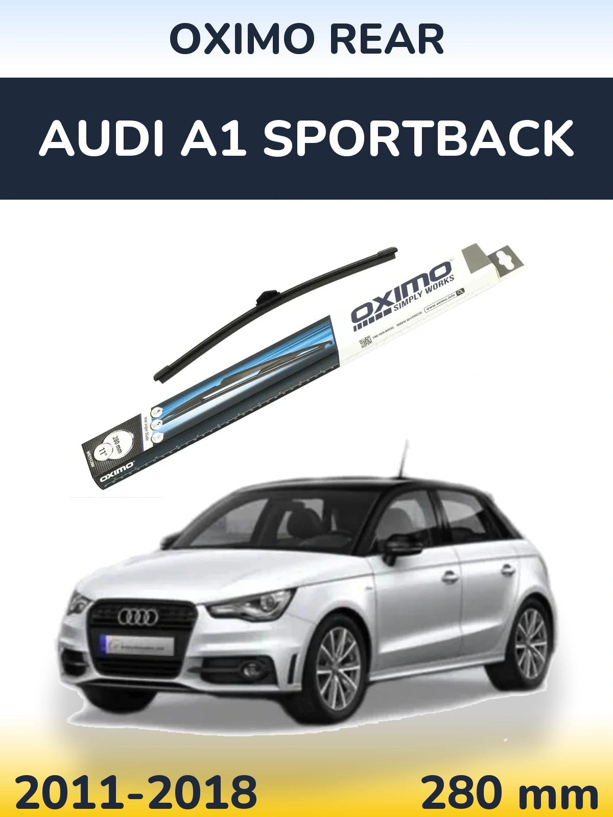 Torkarblad Oximo Rear för Audi A1 Sportback