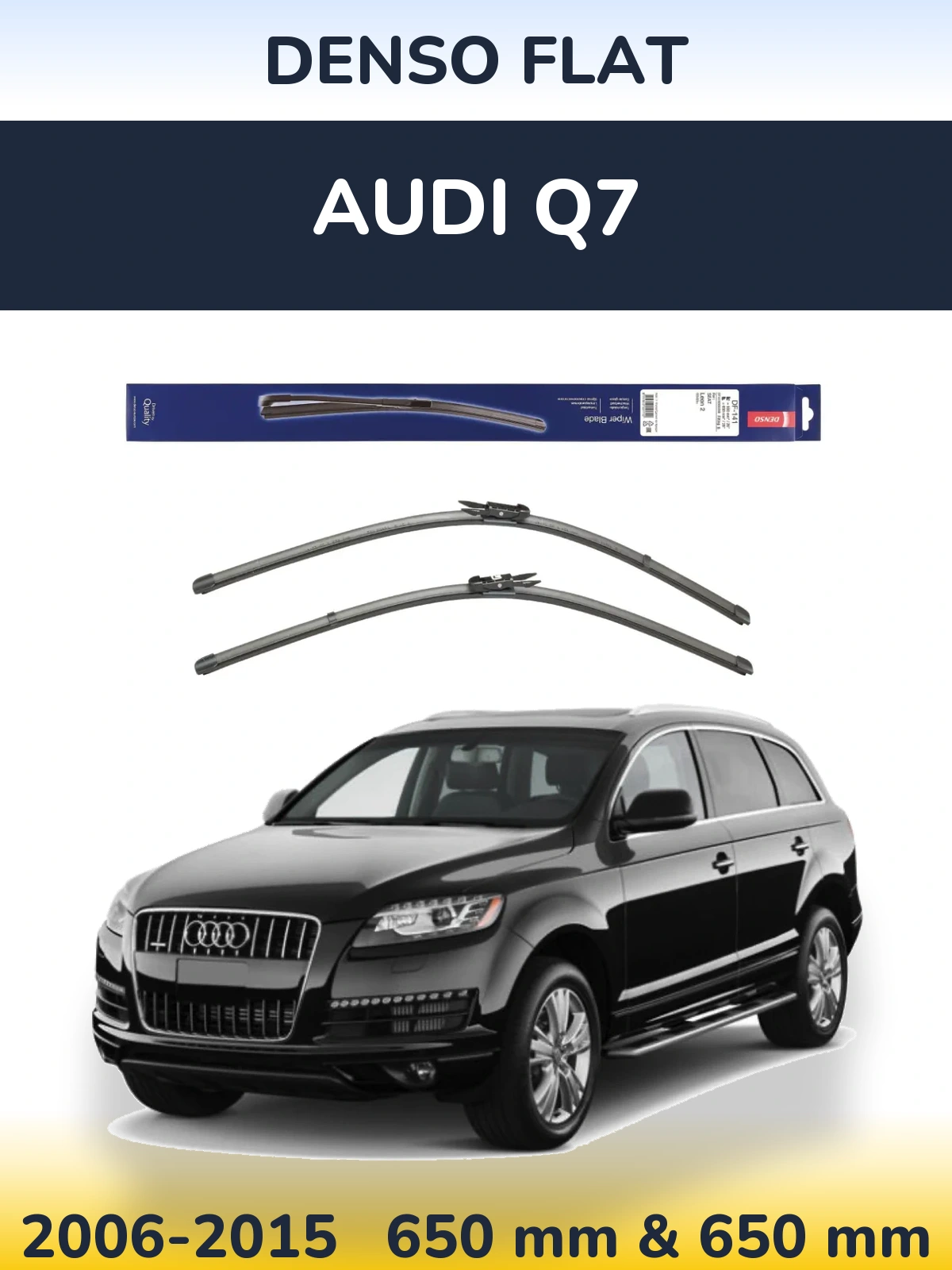 Torkarblad Denso Flat för Audi Q7