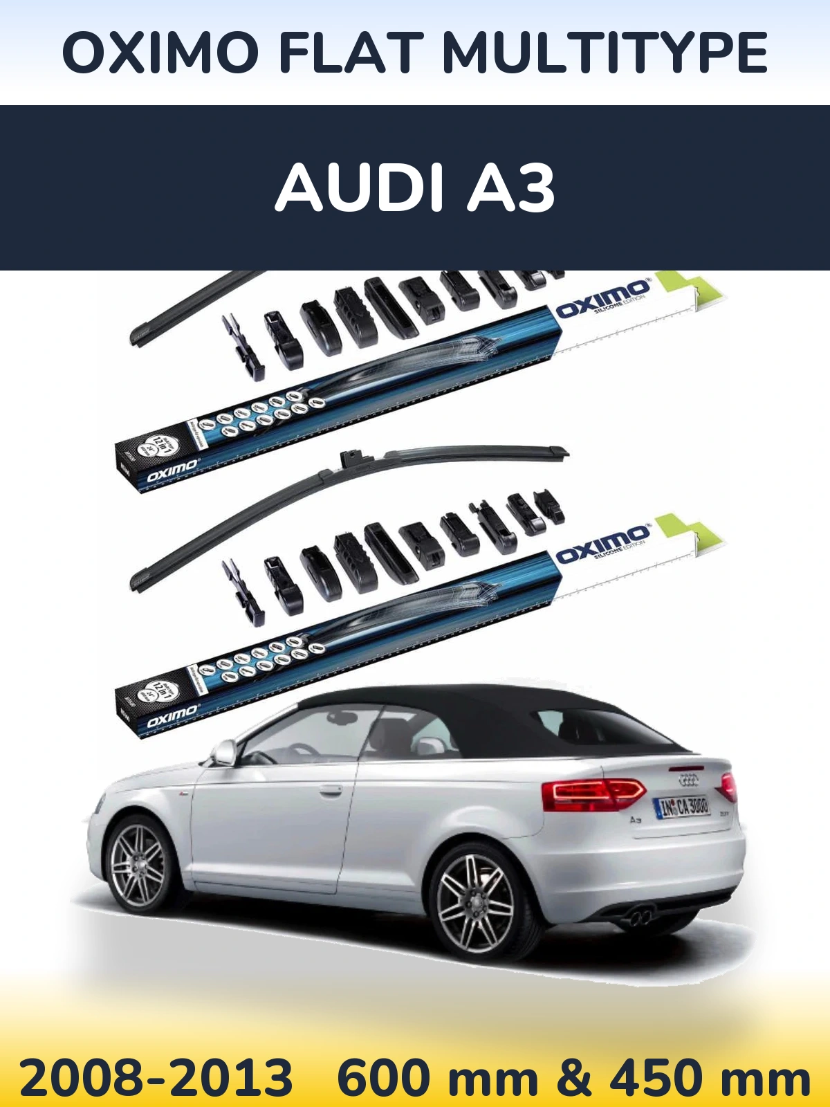 Torkarblad Oximo Flat MultiType för Audi A3