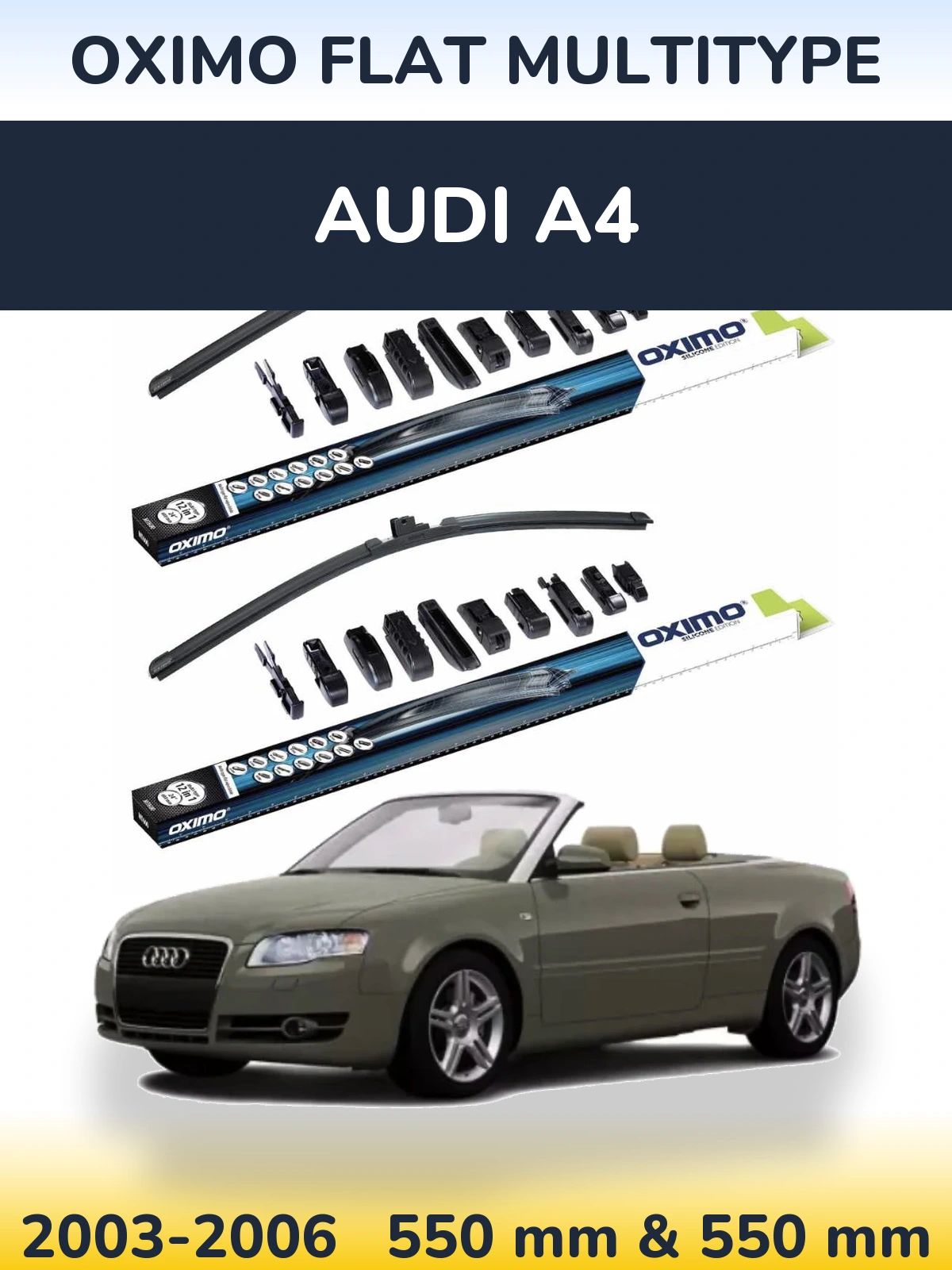 Torkarblad Oximo Flat MultiType för Audi A4
