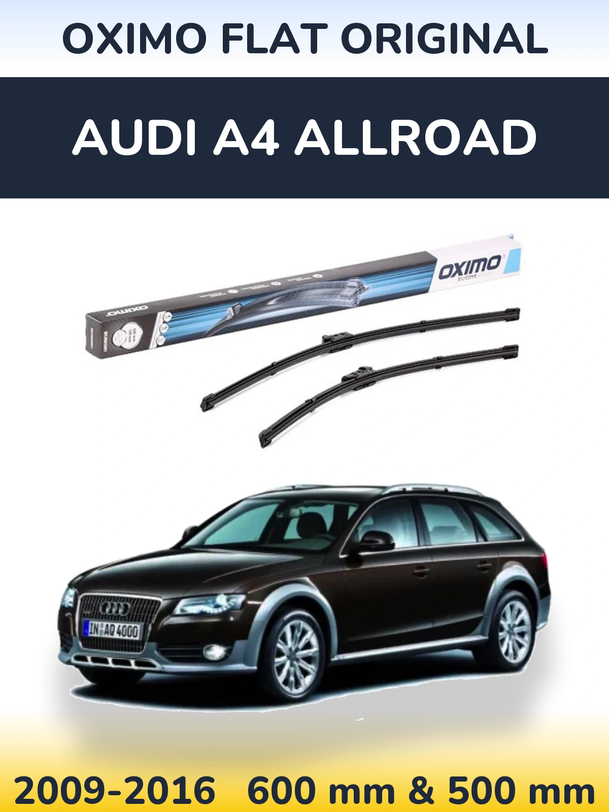 Torkarblad Oximo Flat Original för Audi A4 Allroad
