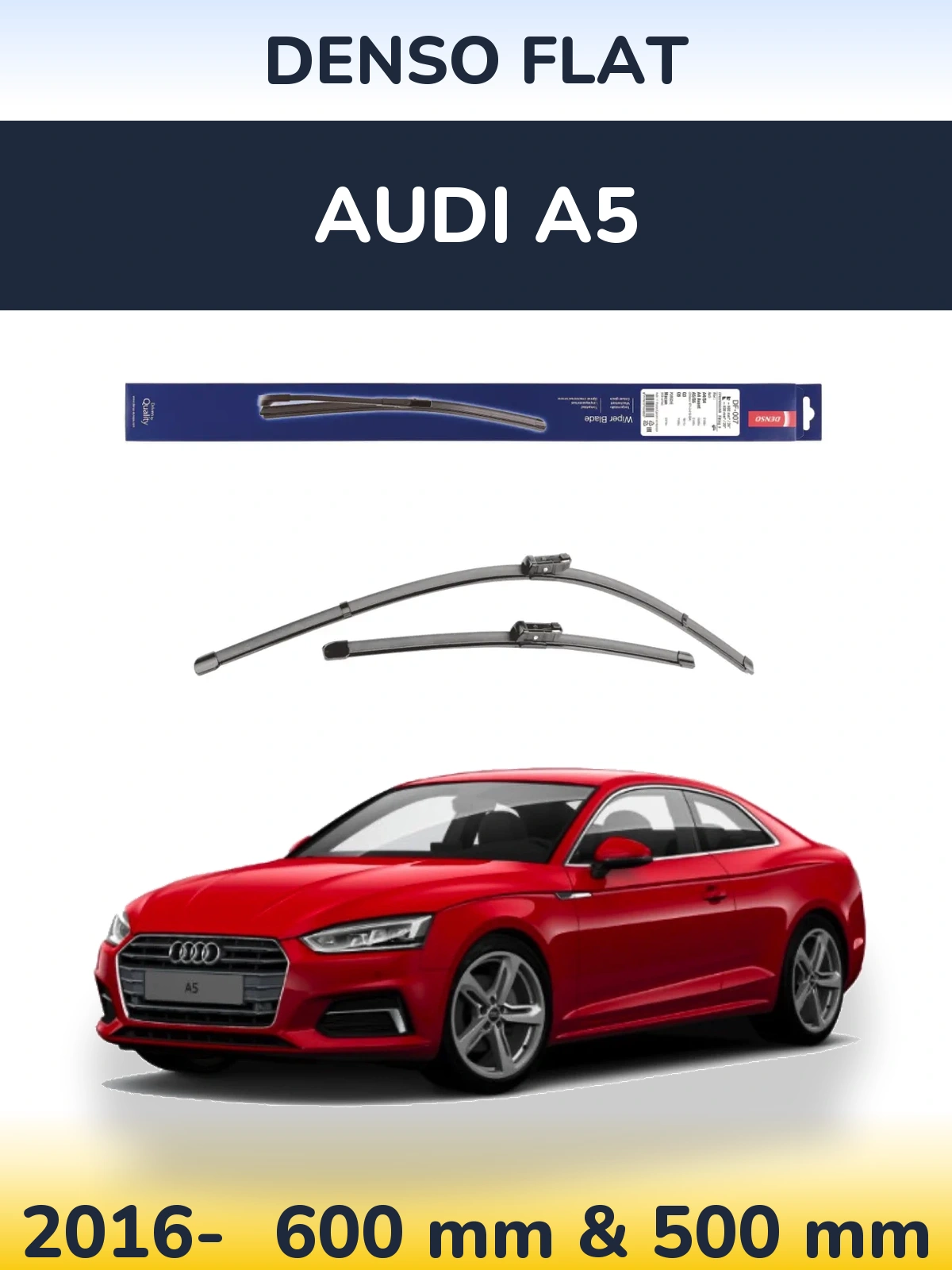 Torkarblad Denso Flat för Audi A5