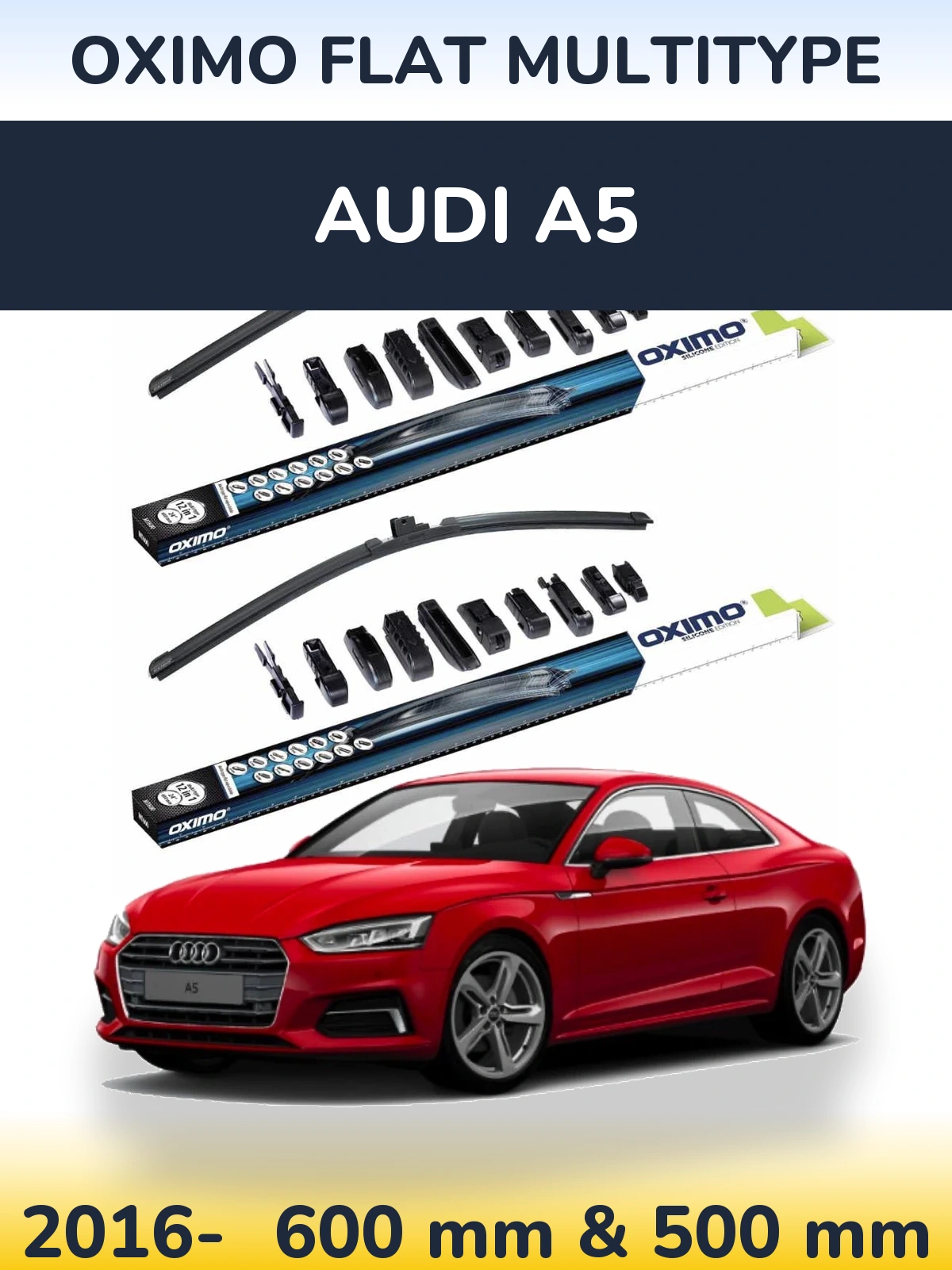 Torkarblad Oximo Flat MultiType för Audi A5