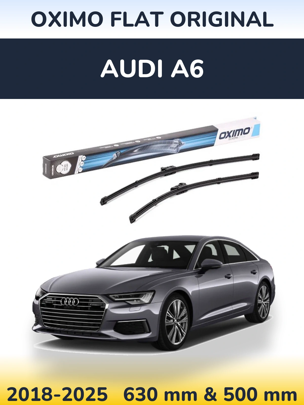 Torkarblad Oximo Flat Original för Audi A6