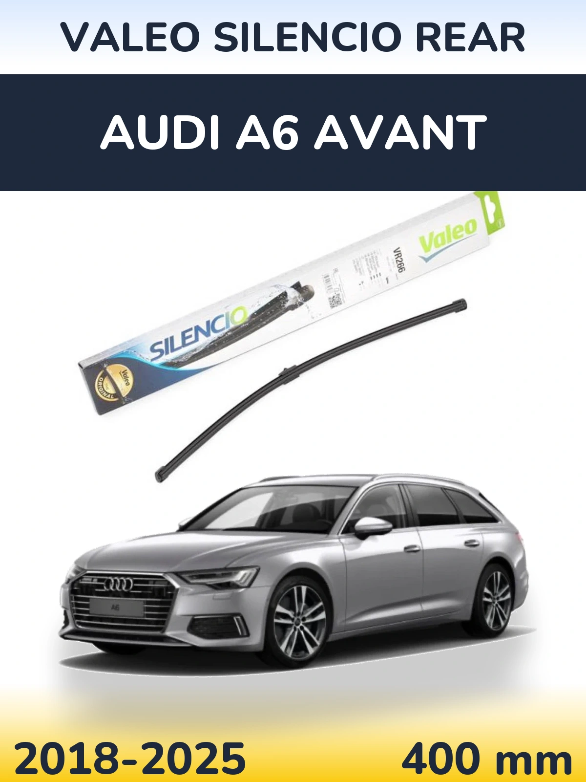 Torkarblad Valeo Silencio Rear för Audi A6 Avant