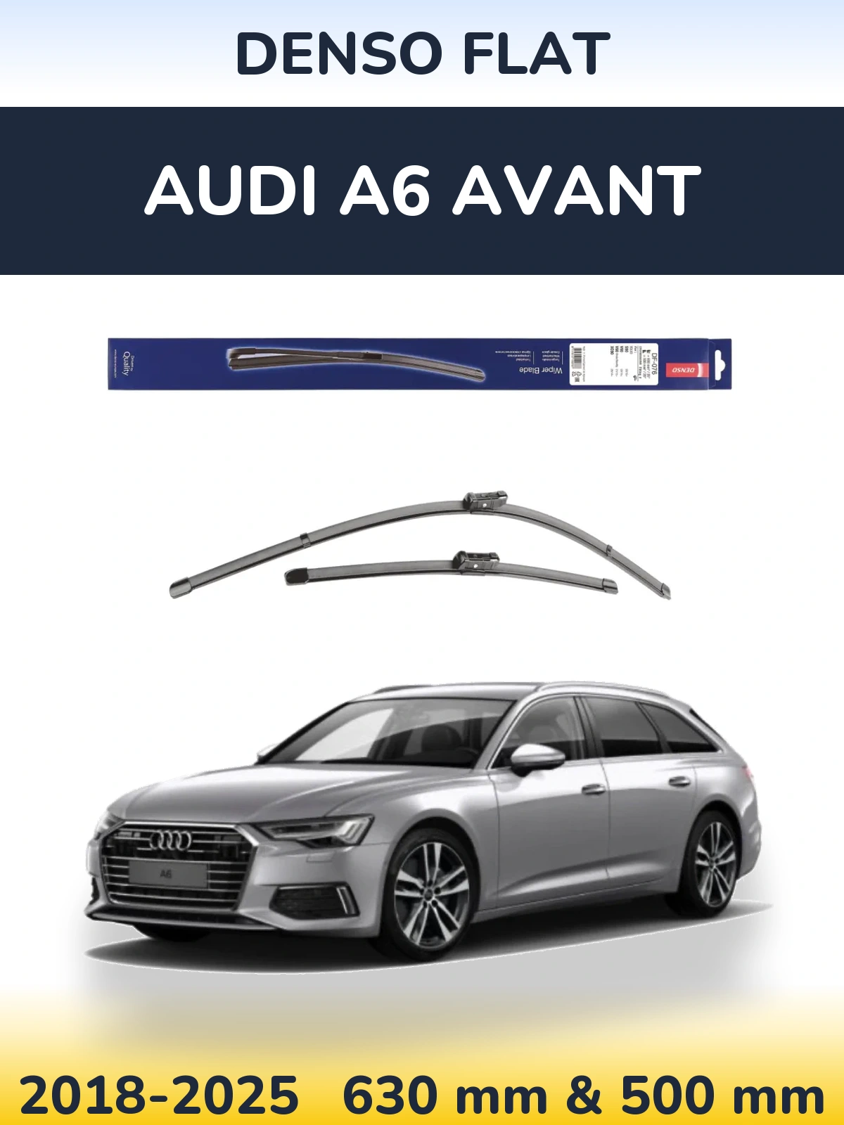 Torkarblad Denso Flat för Audi A6 Avant