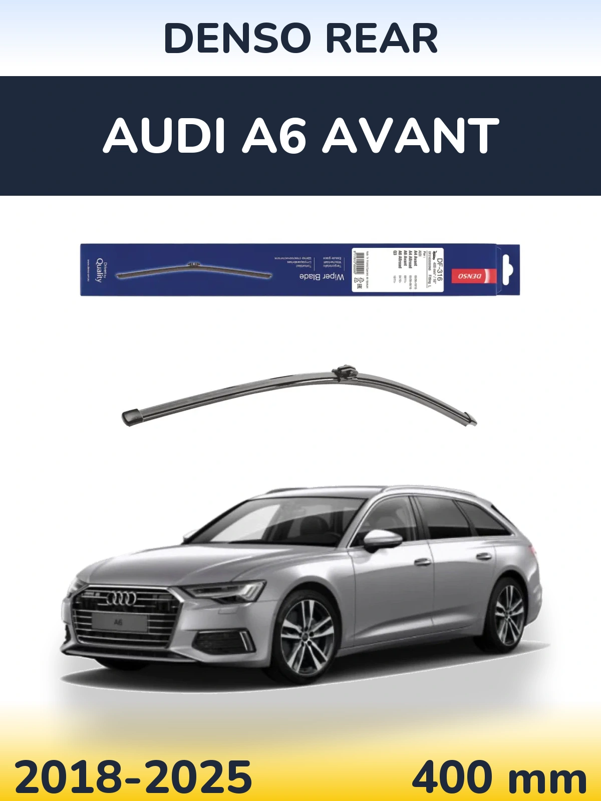 Torkarblad Denso Rear för Audi A6 Avant
