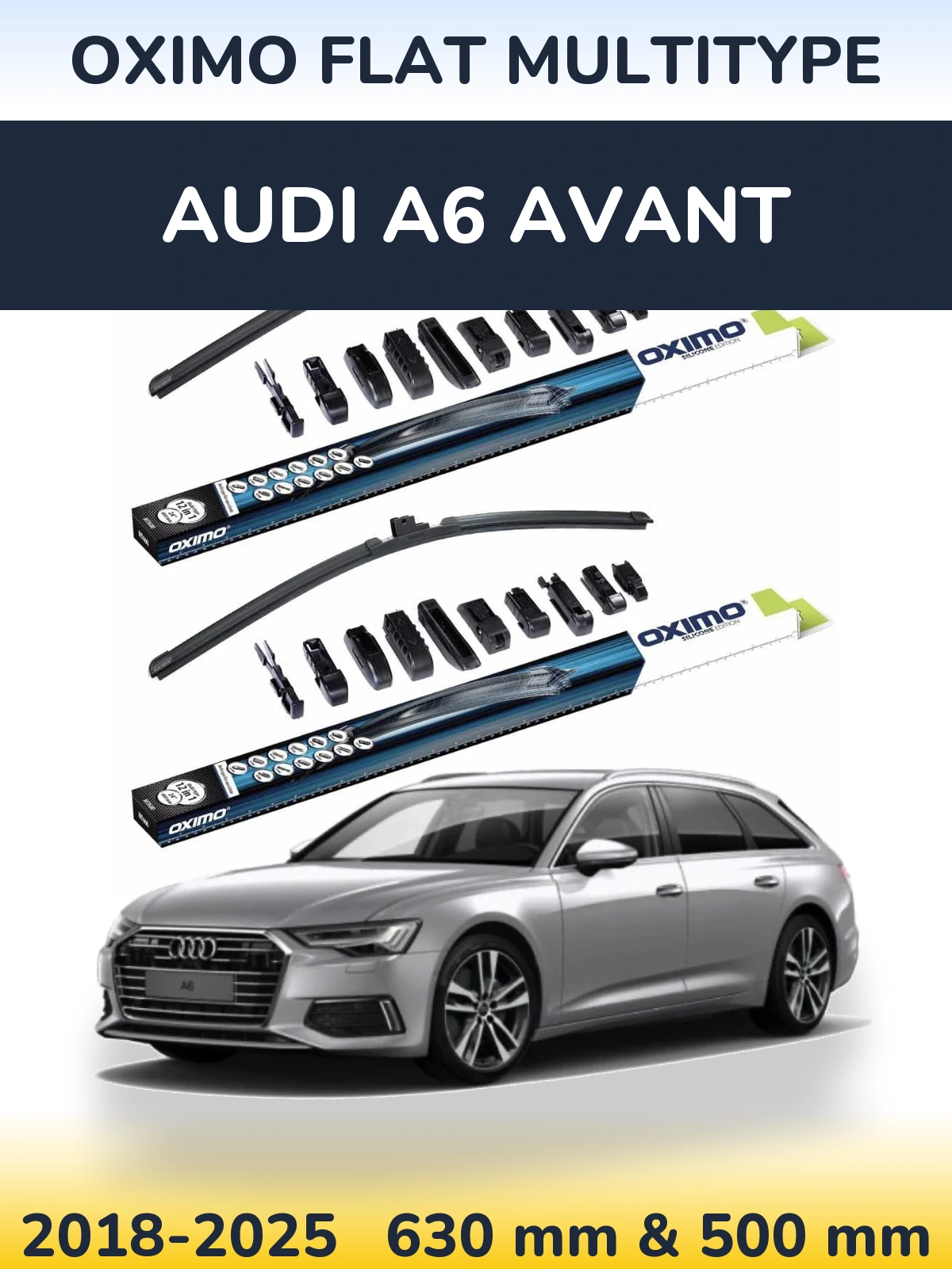 Torkarblad Oximo Flat MultiType för Audi A6 Avant