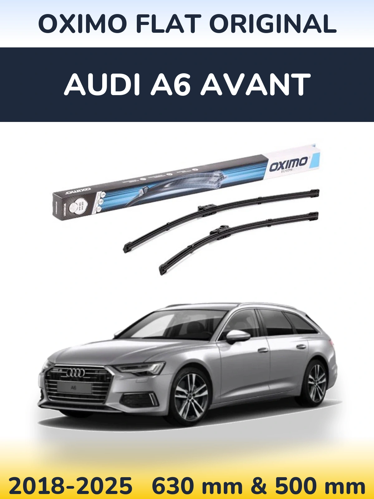 Torkarblad Oximo Flat Original för Audi A6 Avant