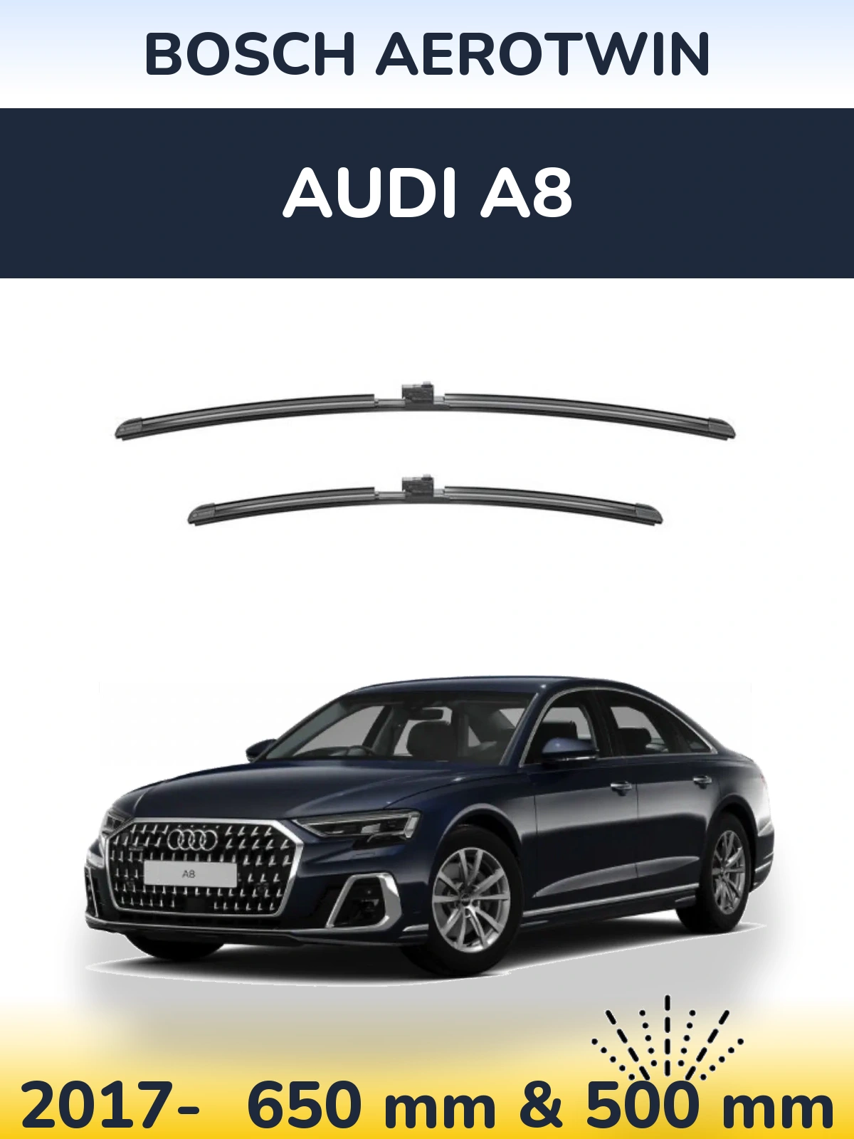 Torkarblad BOSCH AeroTwin för Audi A8