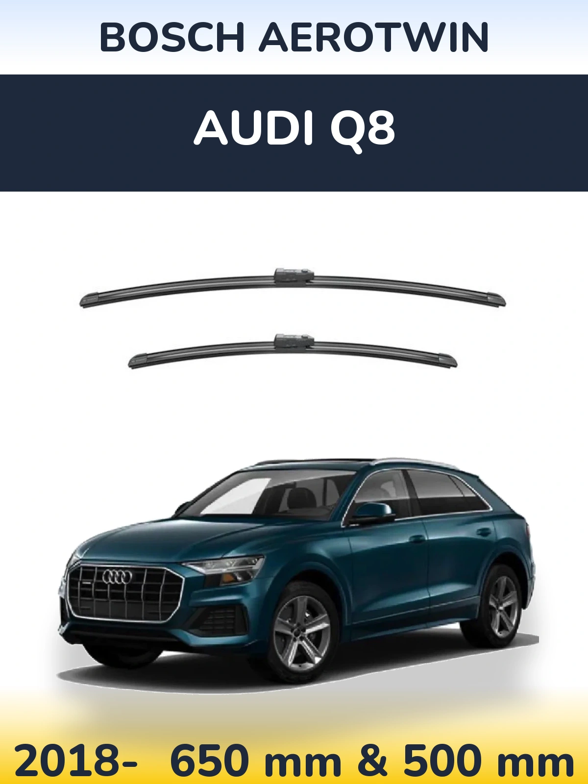 Torkarblad BOSCH AeroTwin för Audi Q8
