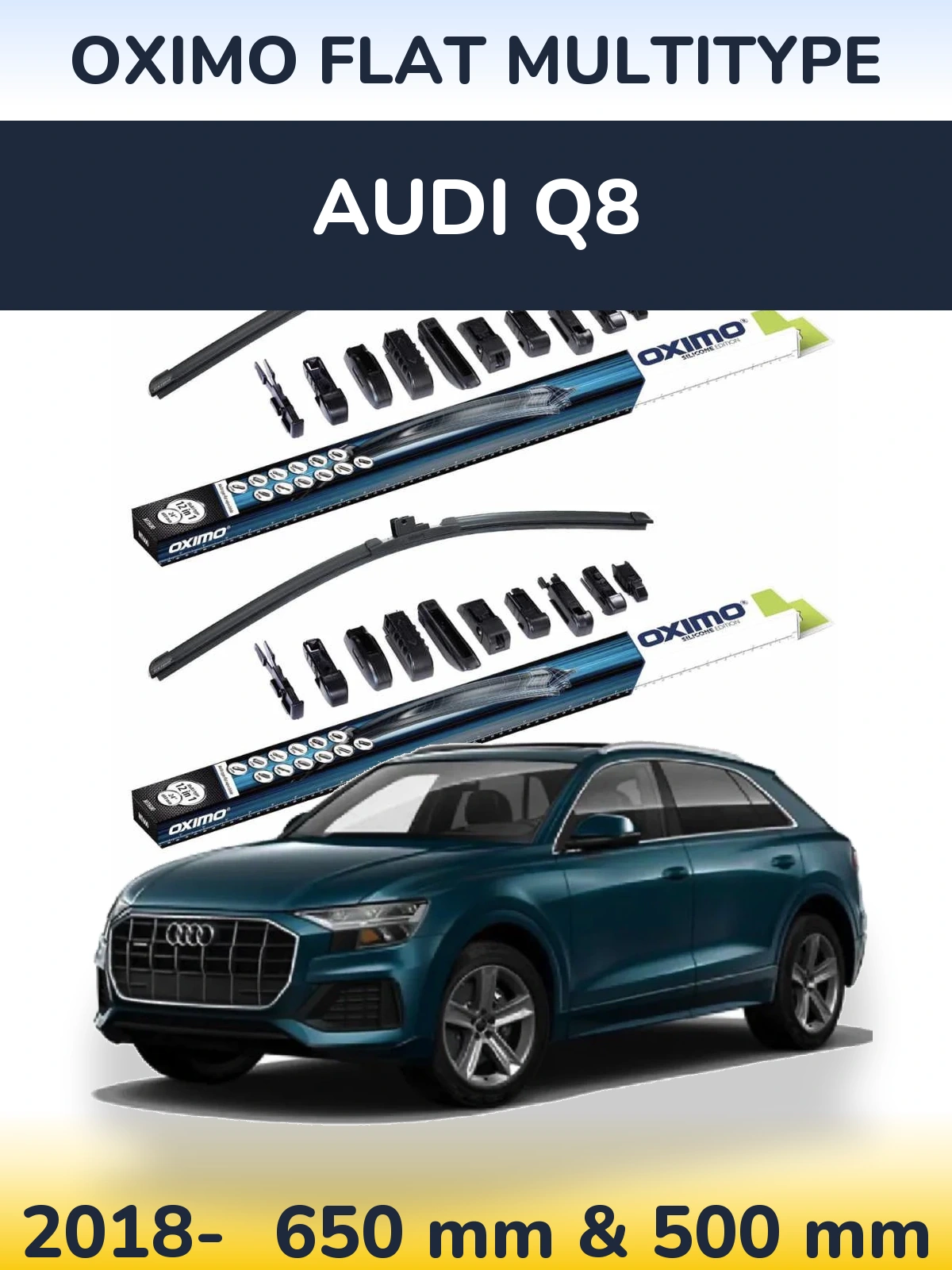 Torkarblad Oximo Flat MultiType för Audi Q8
