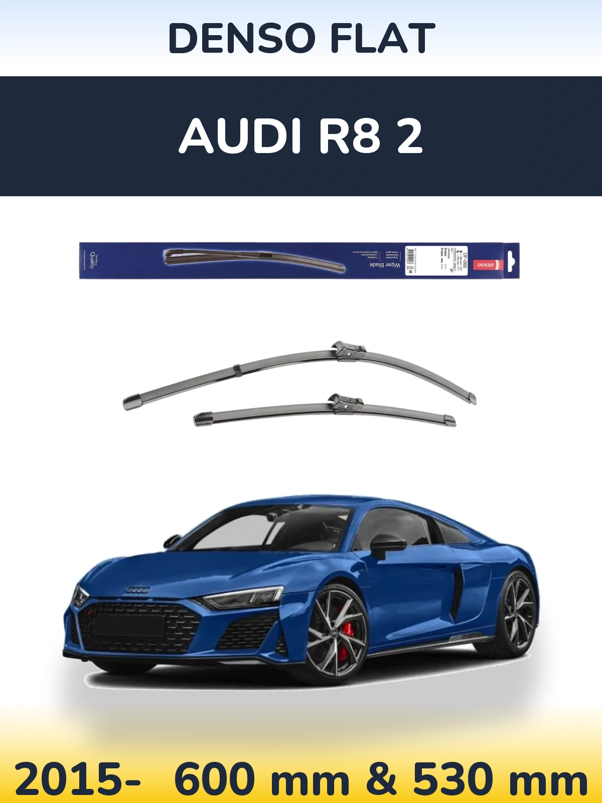 Torkarblad Denso Flat för Audi R8 2