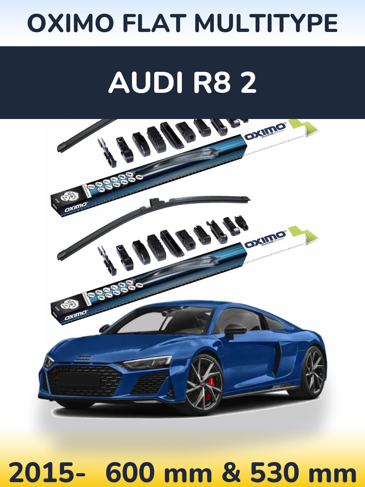 Torkarblad Oximo Flat MultiType för Audi R8 2