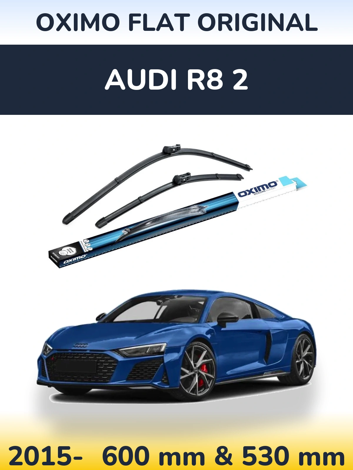 Torkarblad Oximo Flat Original för Audi R8 2
