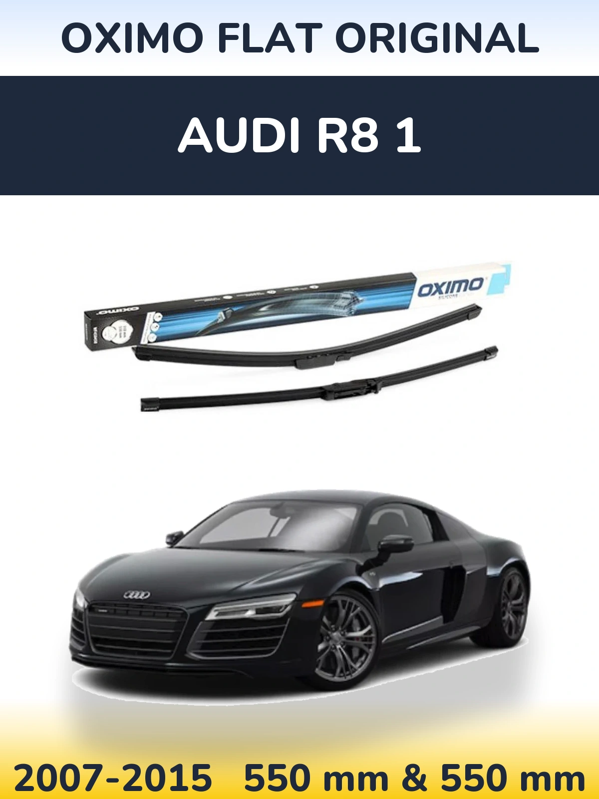 Torkarblad Oximo Flat Original för Audi R8 1