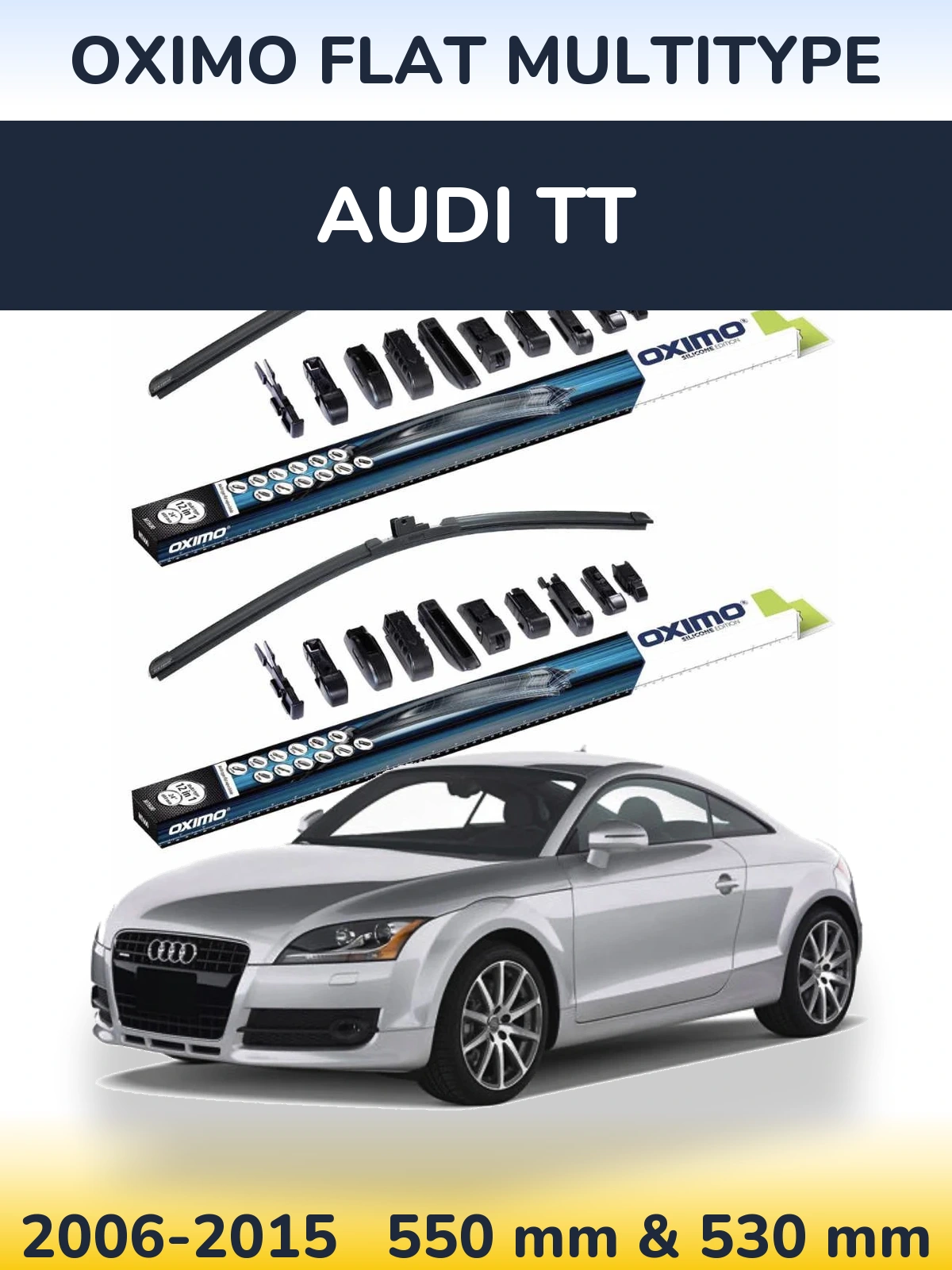 Torkarblad Oximo Flat MultiType för Audi TT