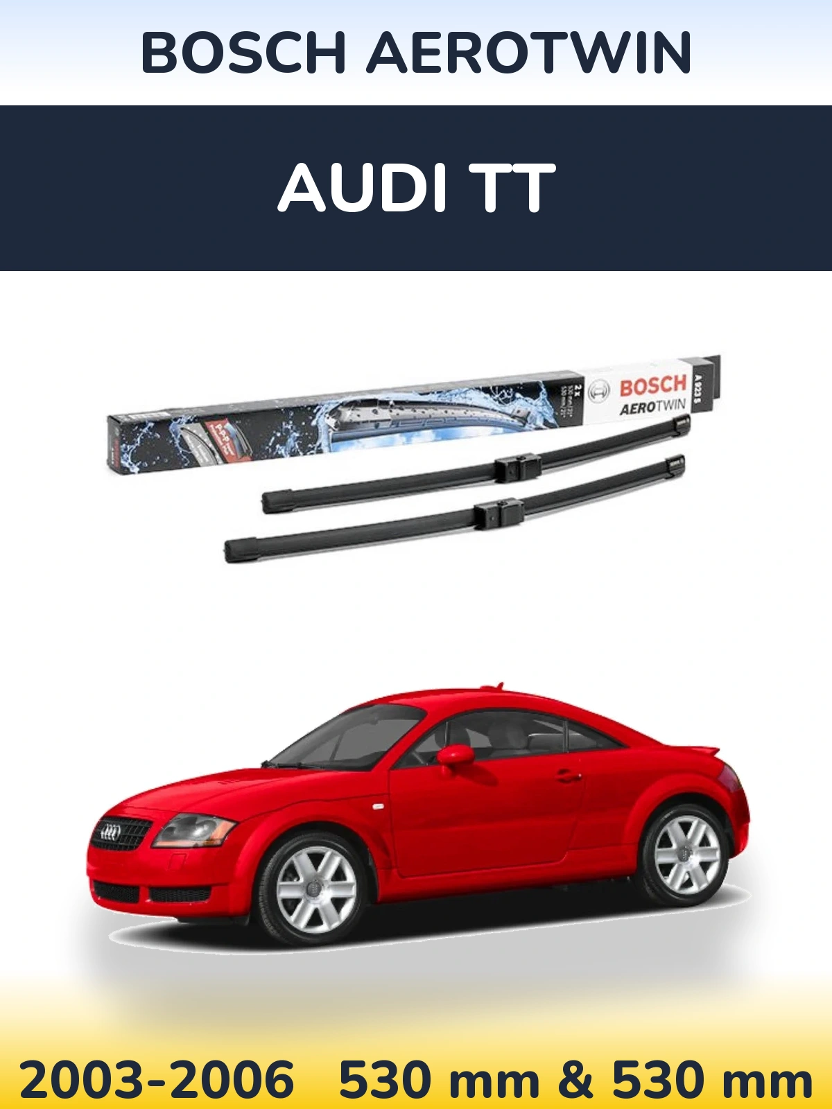 Torkarblad BOSCH AeroTwin för Audi TT